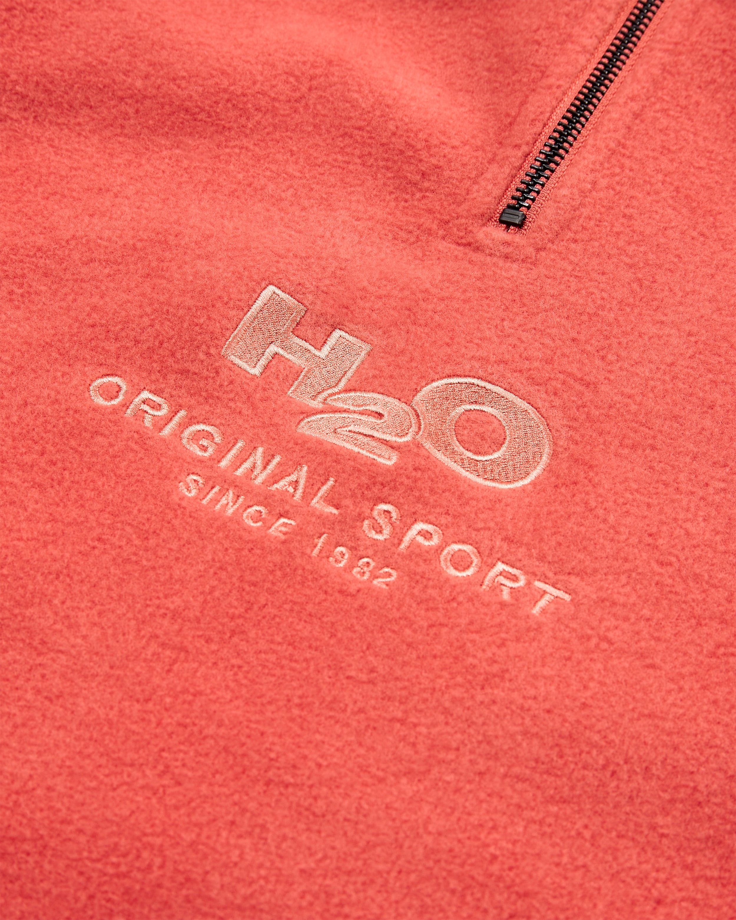 H2O Basic Blåvand 1/2 Zip Fleece Fleece 2051 Pumpkin