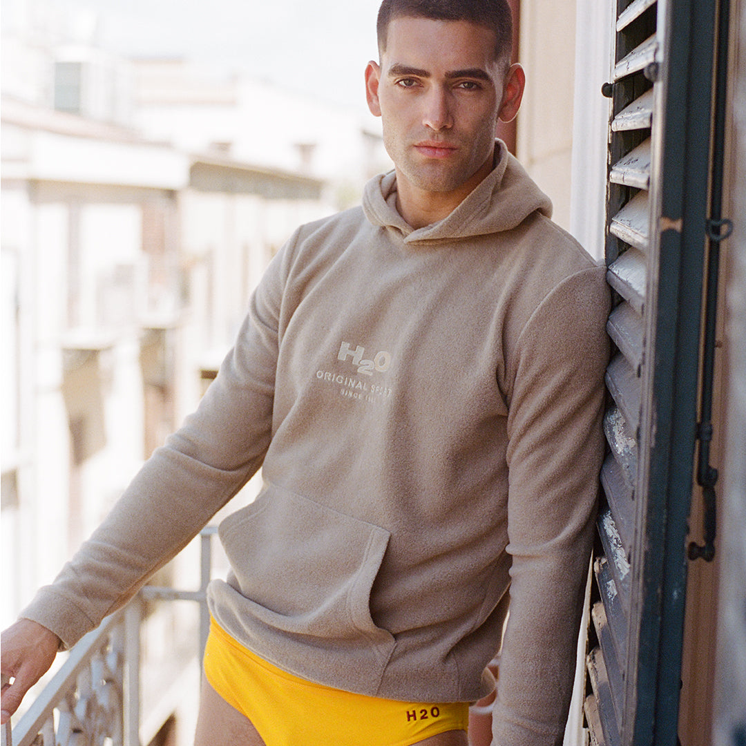 H2O Basic Blåvand Fleece Hoodie Fleece 3586 Oak