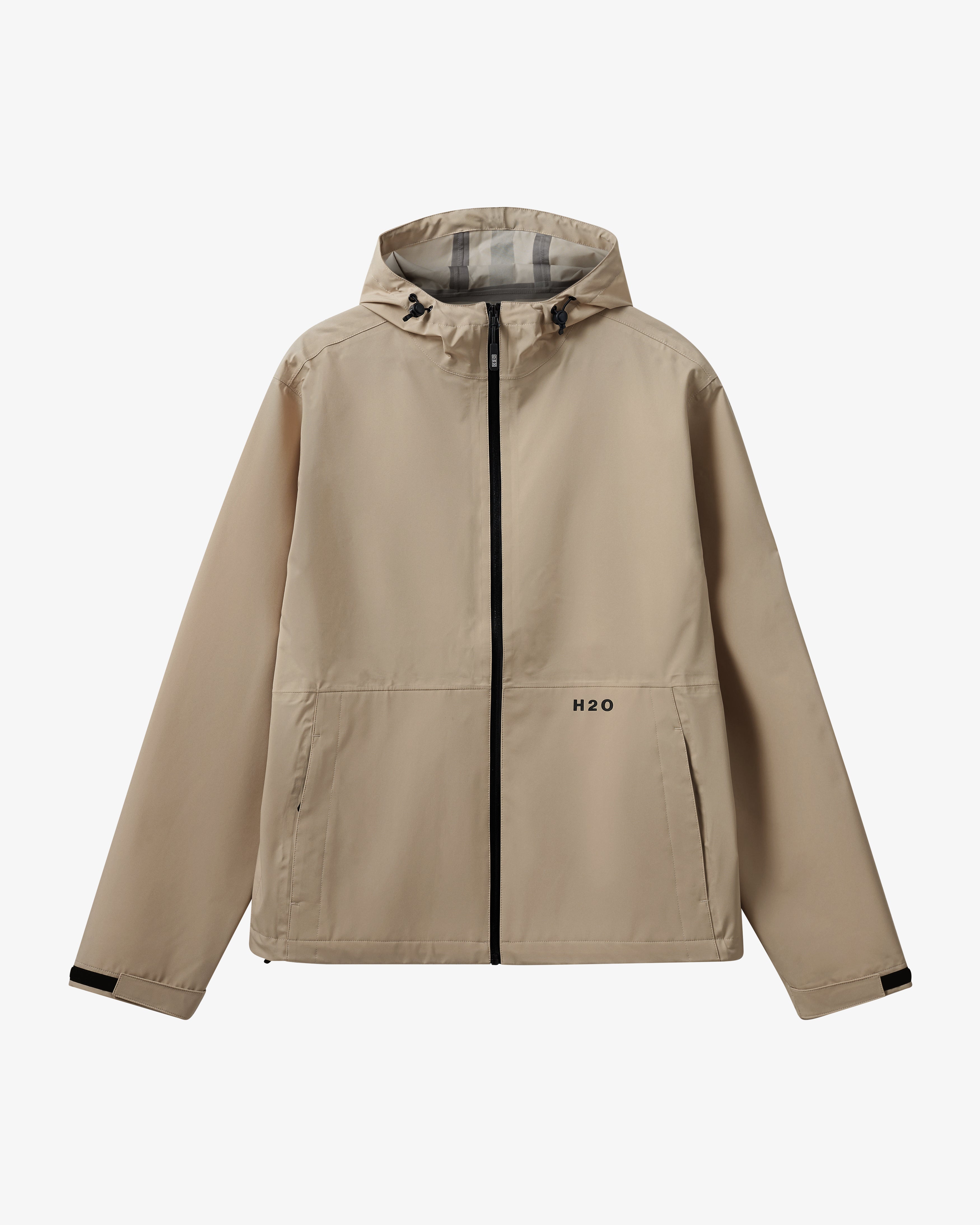 Bornholm Rain Jacket Warm Grey – H2O - Main Image