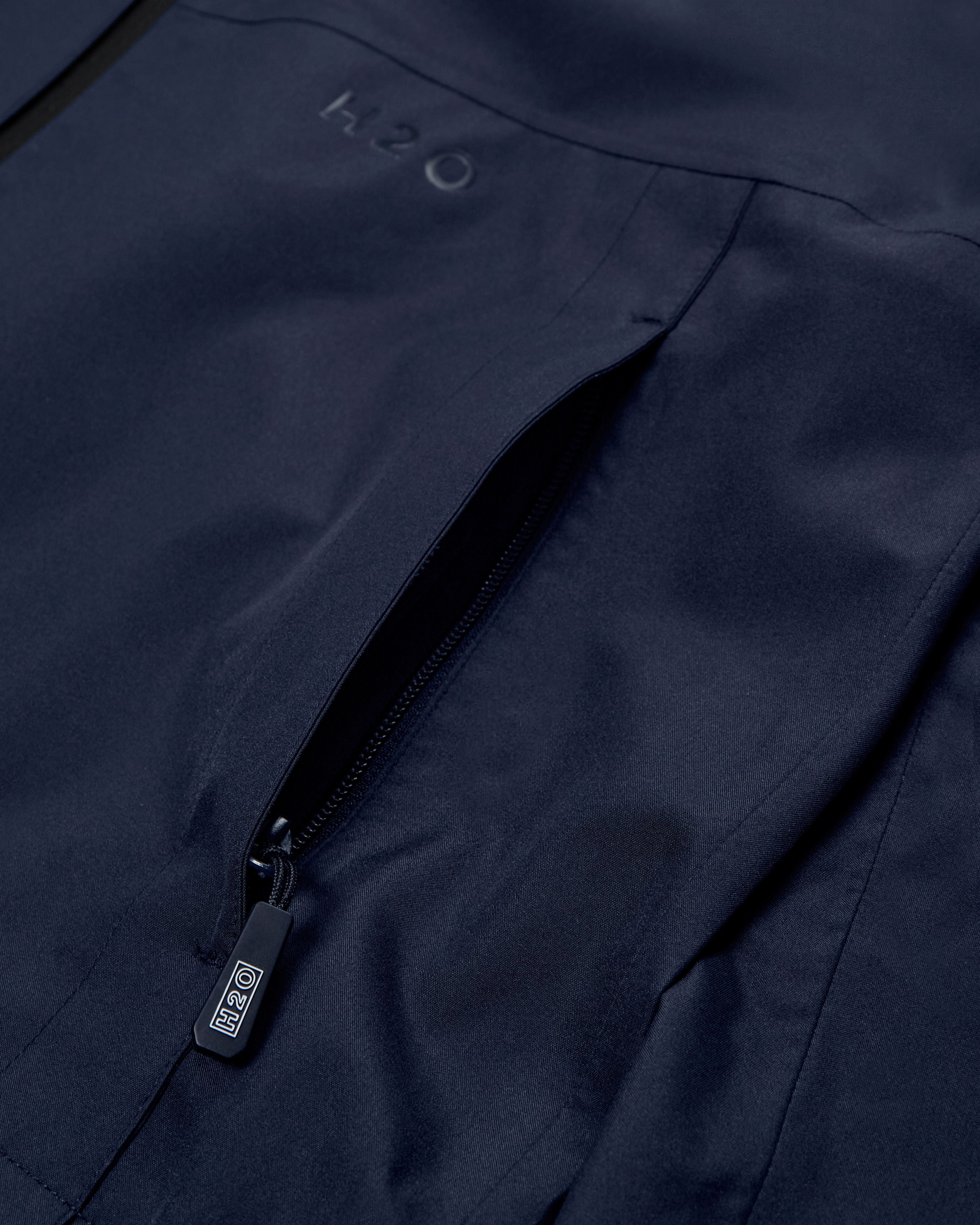 H2O Bornholm Rain Jacket Rain Wear 2500 Navy