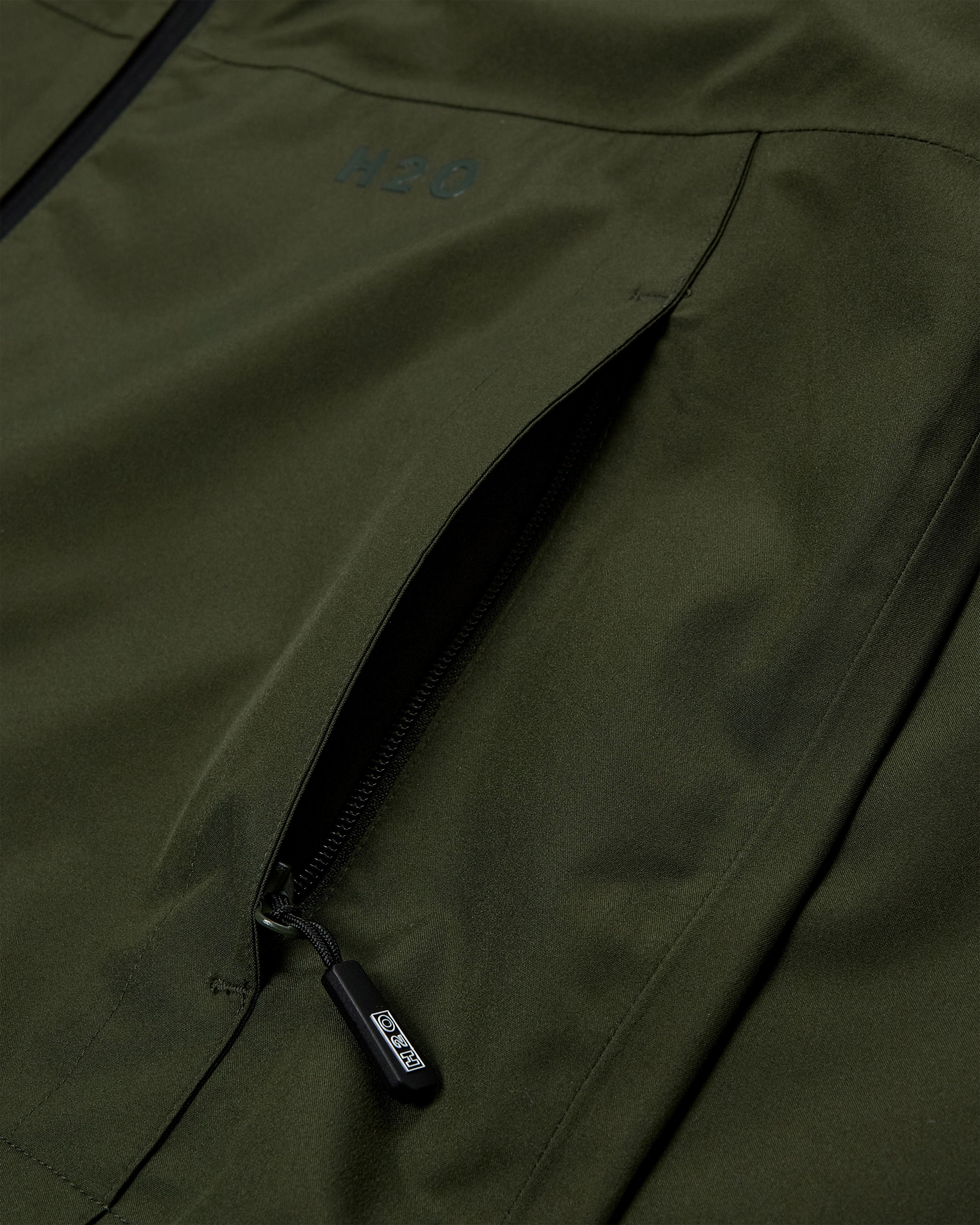 H2O Bornholm Rain Jacket Rain Wear 3020 Army