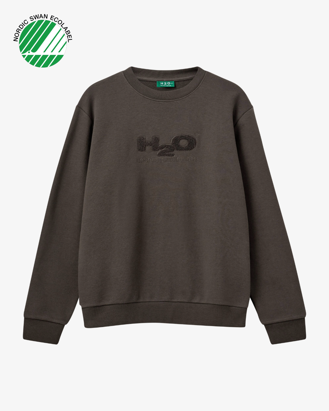 H2O Basic H2O Logo Sweat Sweatshirt 3601 Espresso