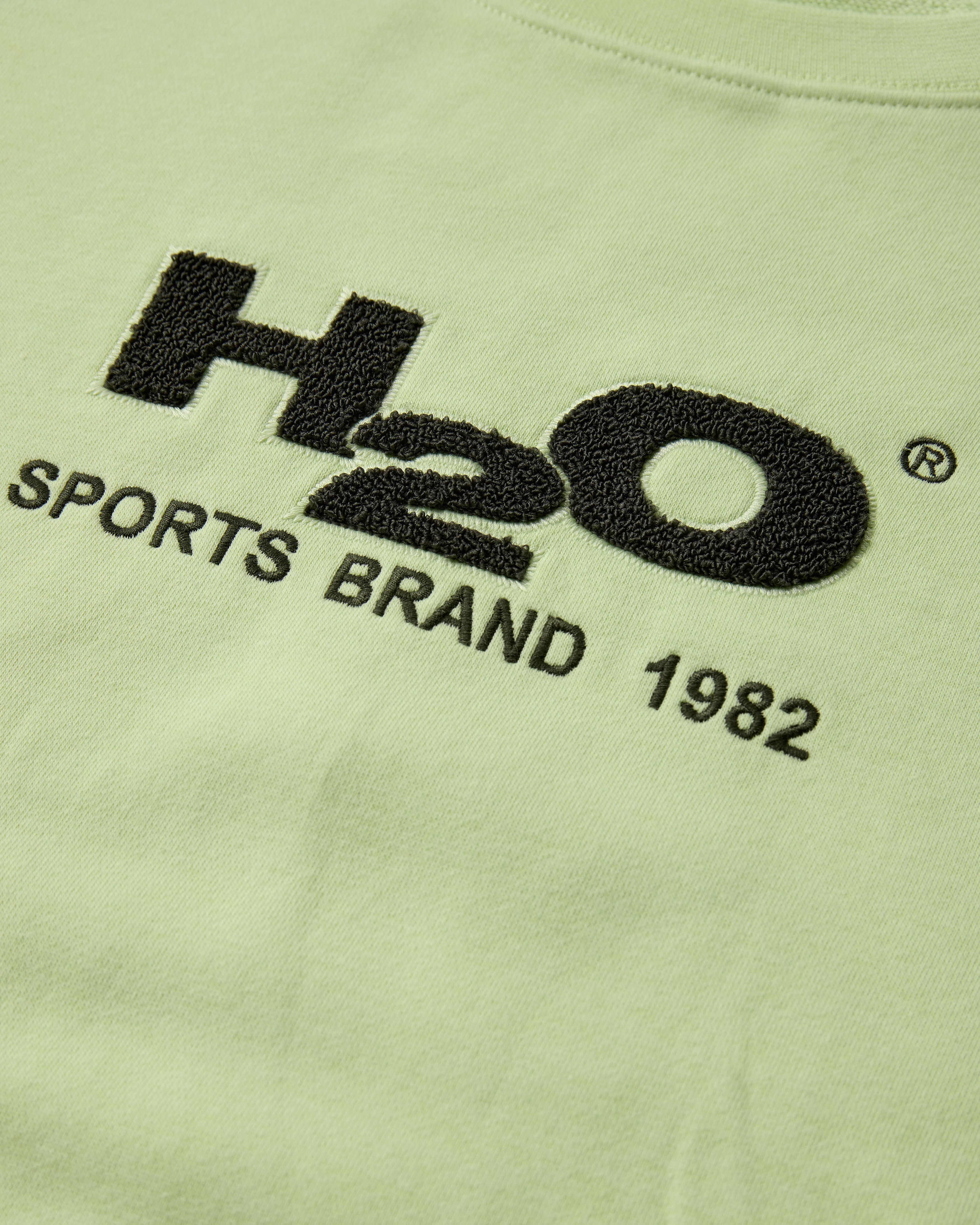 H2O Basic H2O Logo Sweat Sweatshirt 7045 Lime/Army