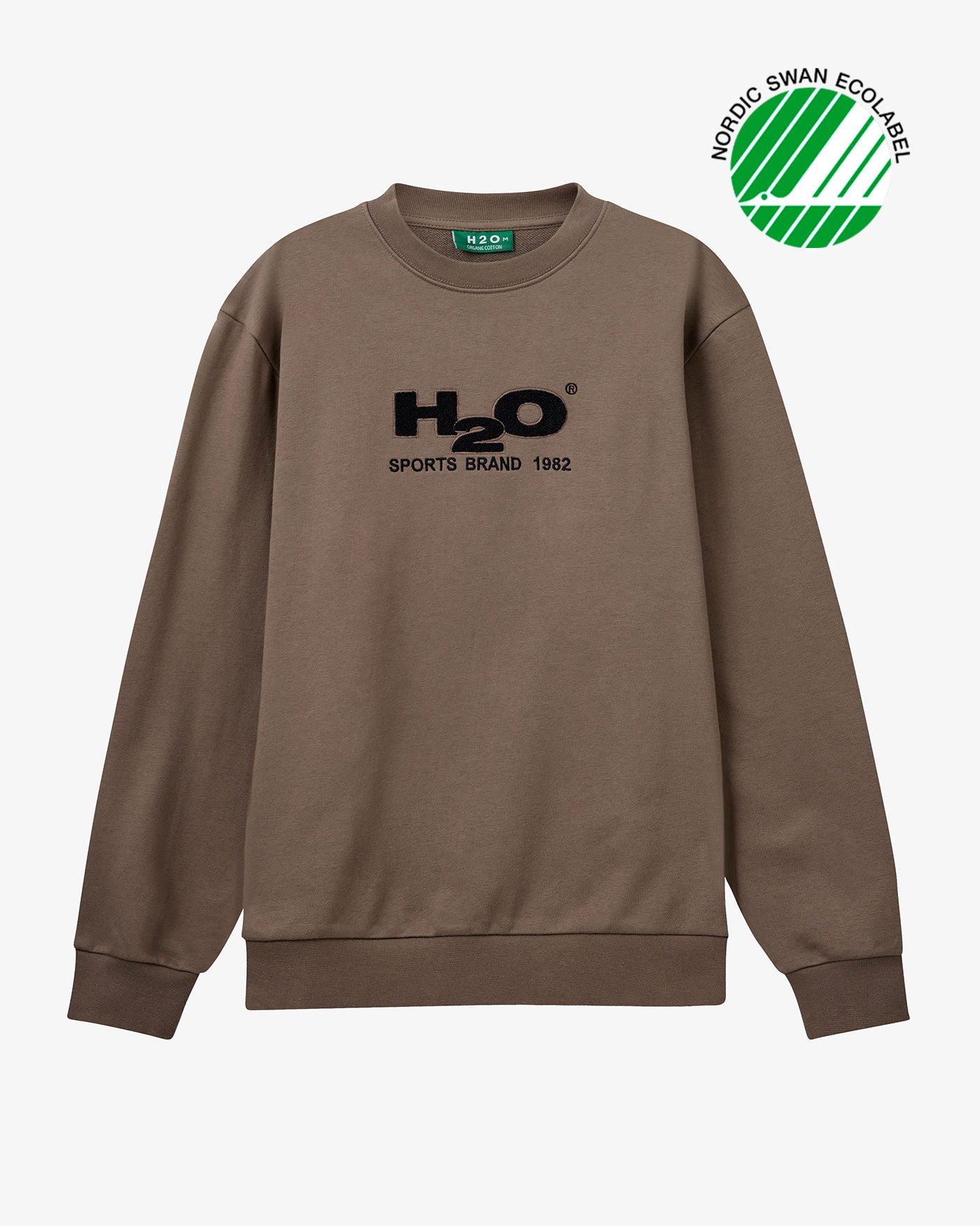 H2O Basic H2O Logo Sweat Sweatshirt 7067 Dusty Oak/Navy