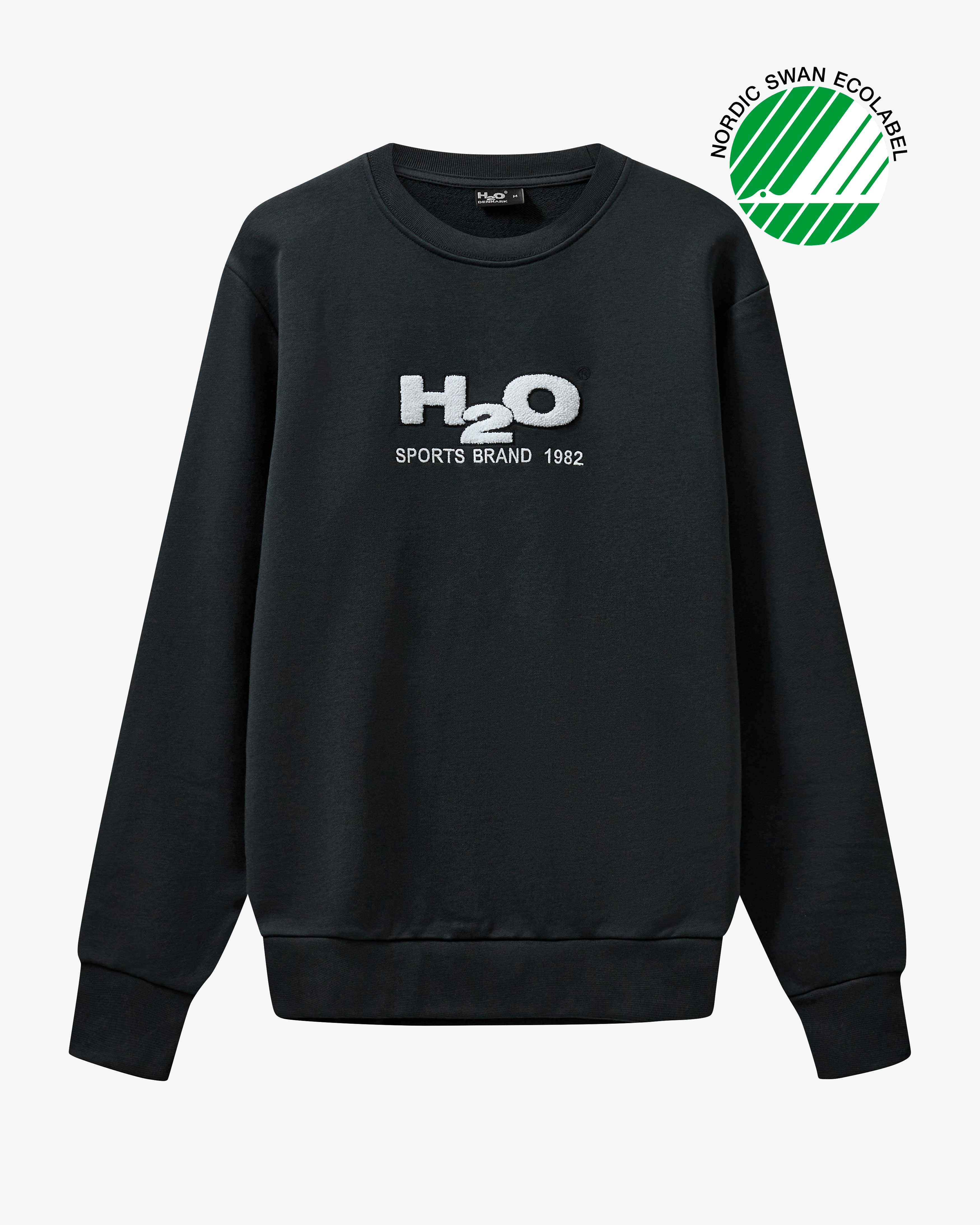 Black sweatshirt with white writing online