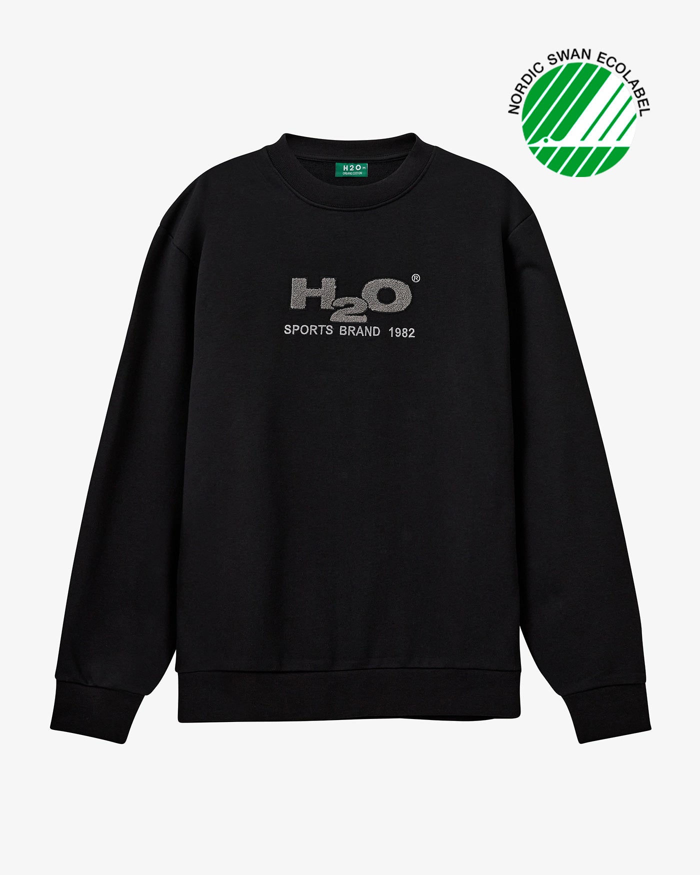 H2O Basic H2O Logo Sweat Sweatshirt 7790 Black/Grey
