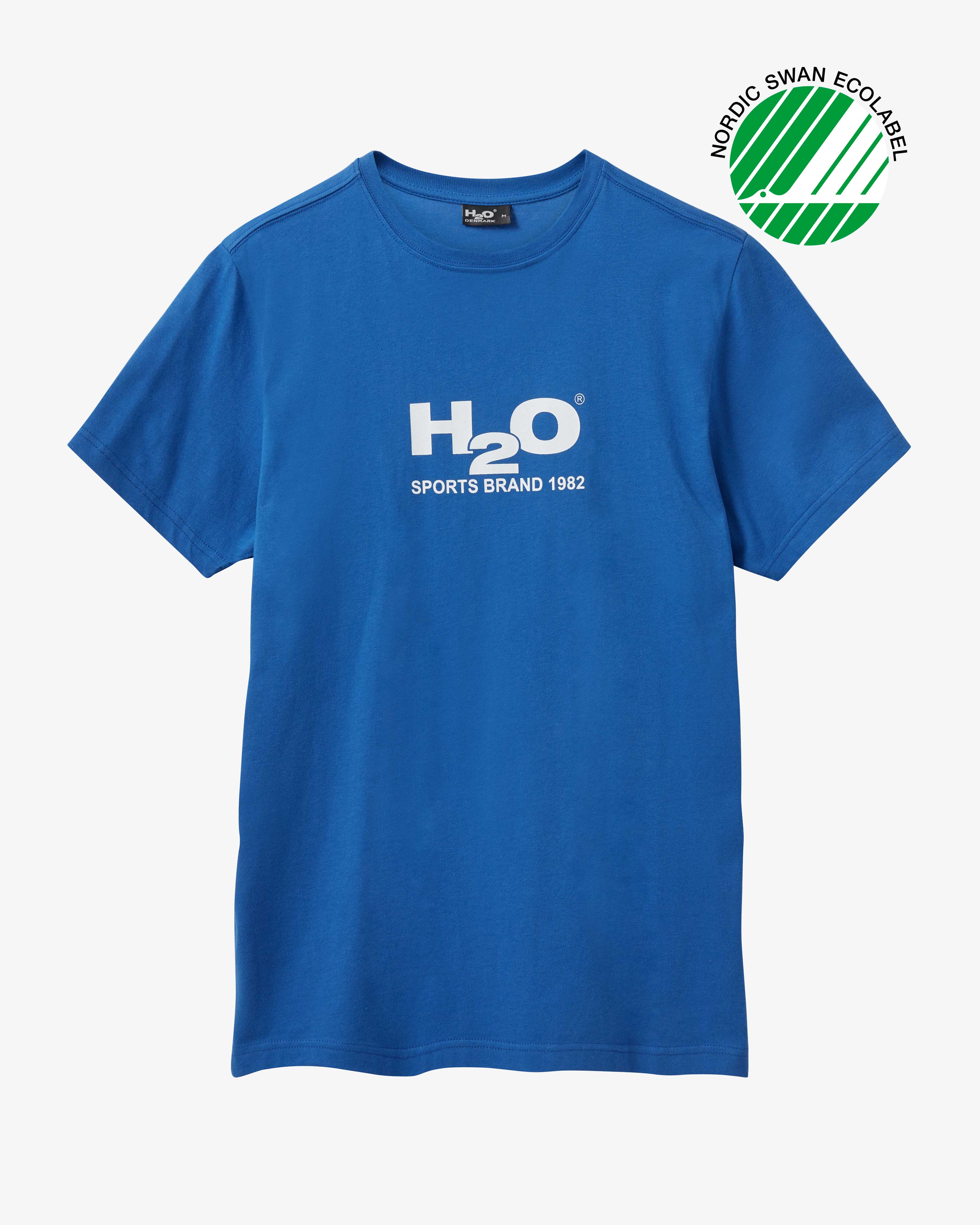 H2O Basic H2O Logo Tee T-Shirt 7010 Blue/White