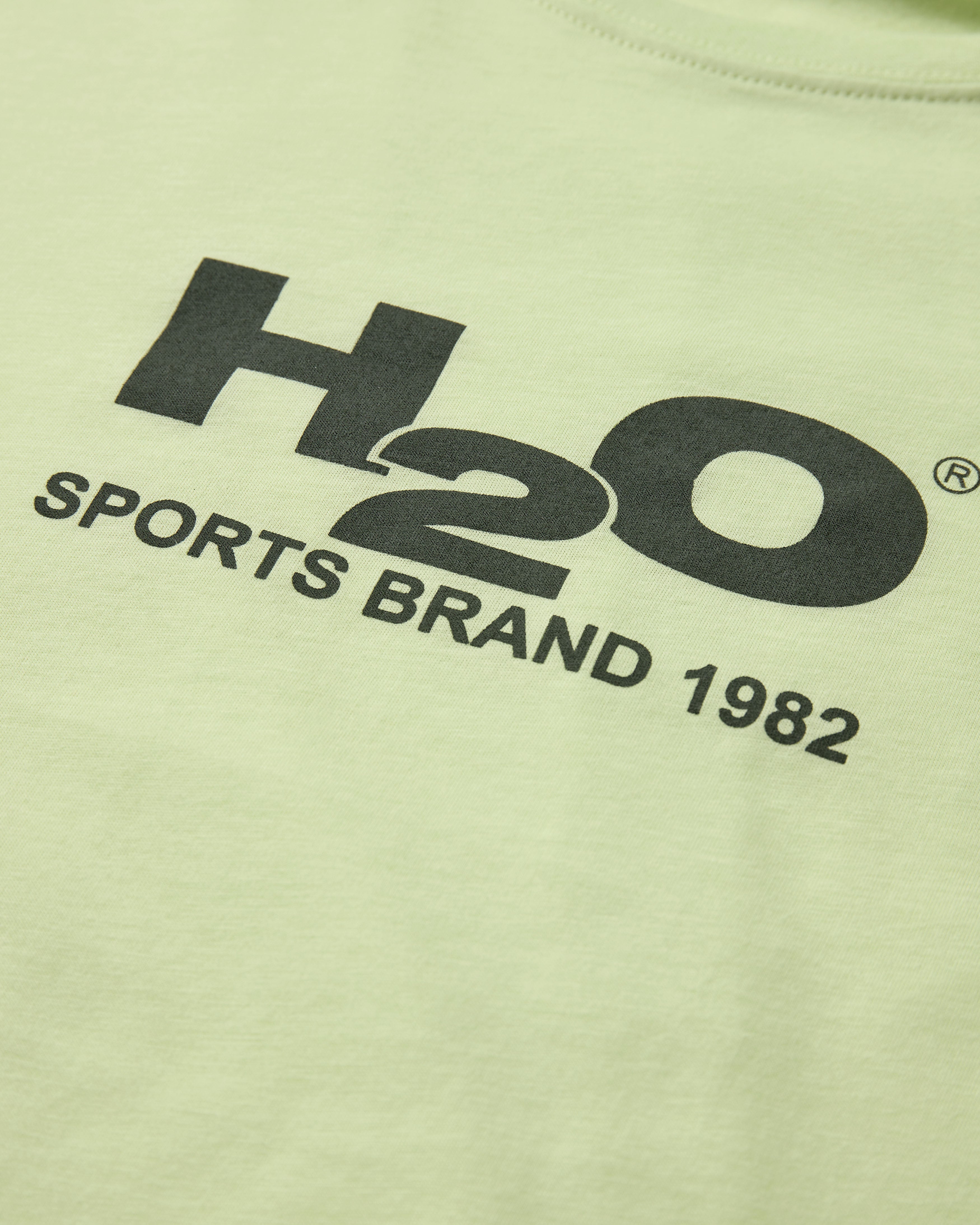 H2O Basic H2O Logo Tee T-Shirt 7045 Lime/Army
