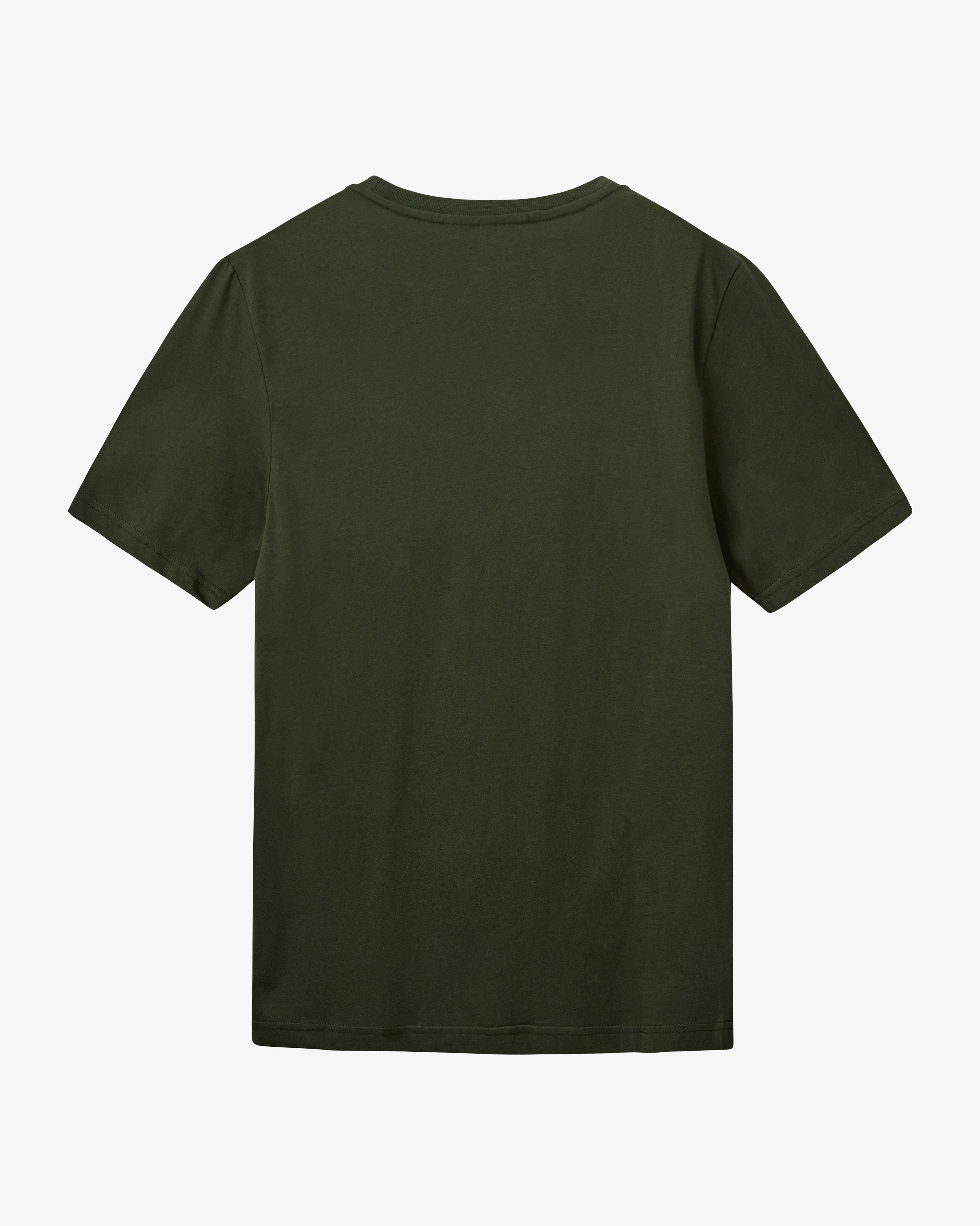 H2O Basic H2O Logo Tee T-Shirt 7066 Army/Lime