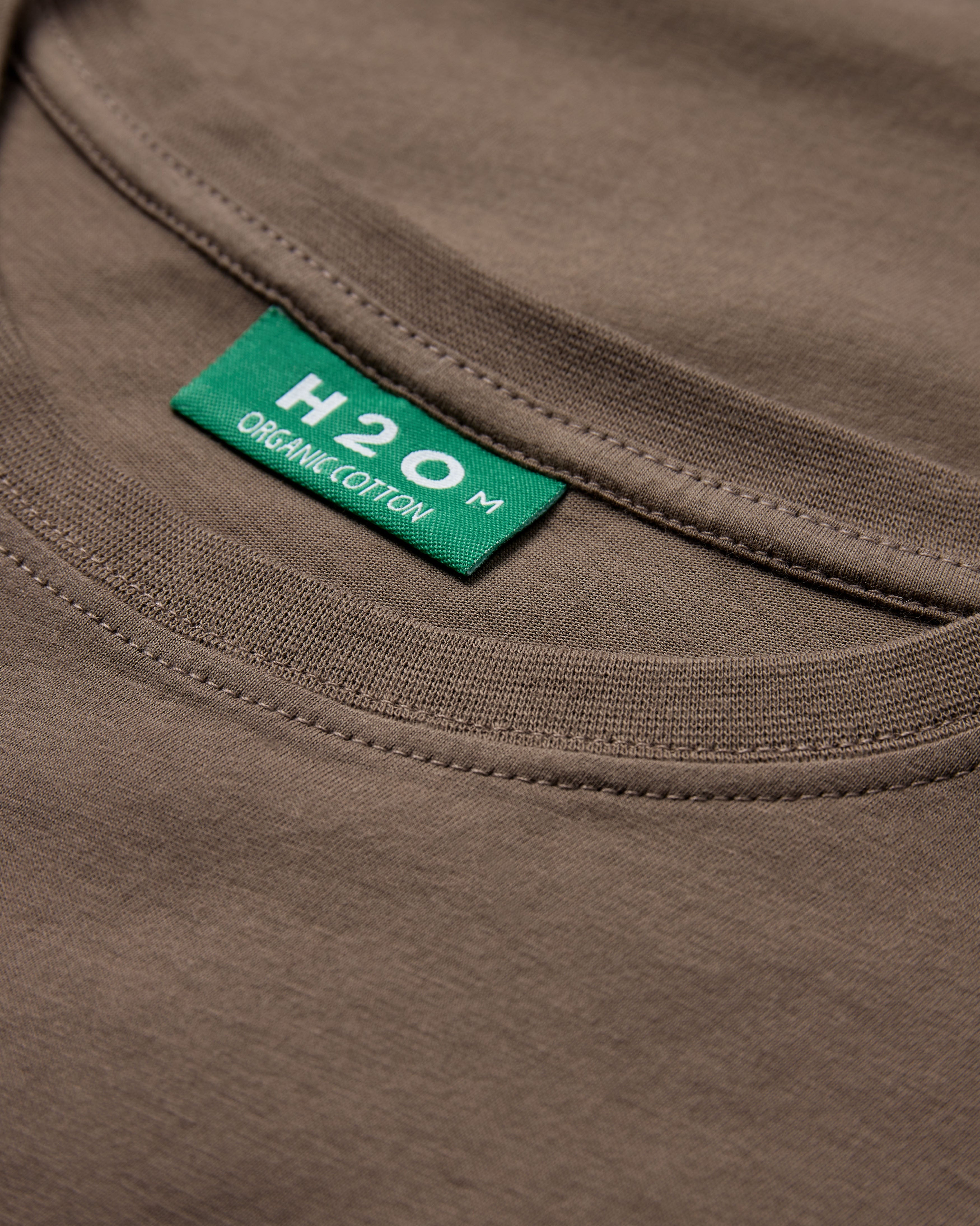 H2O Basic H2O Logo Tee T-Shirt 7067 Dusty Oak/Navy