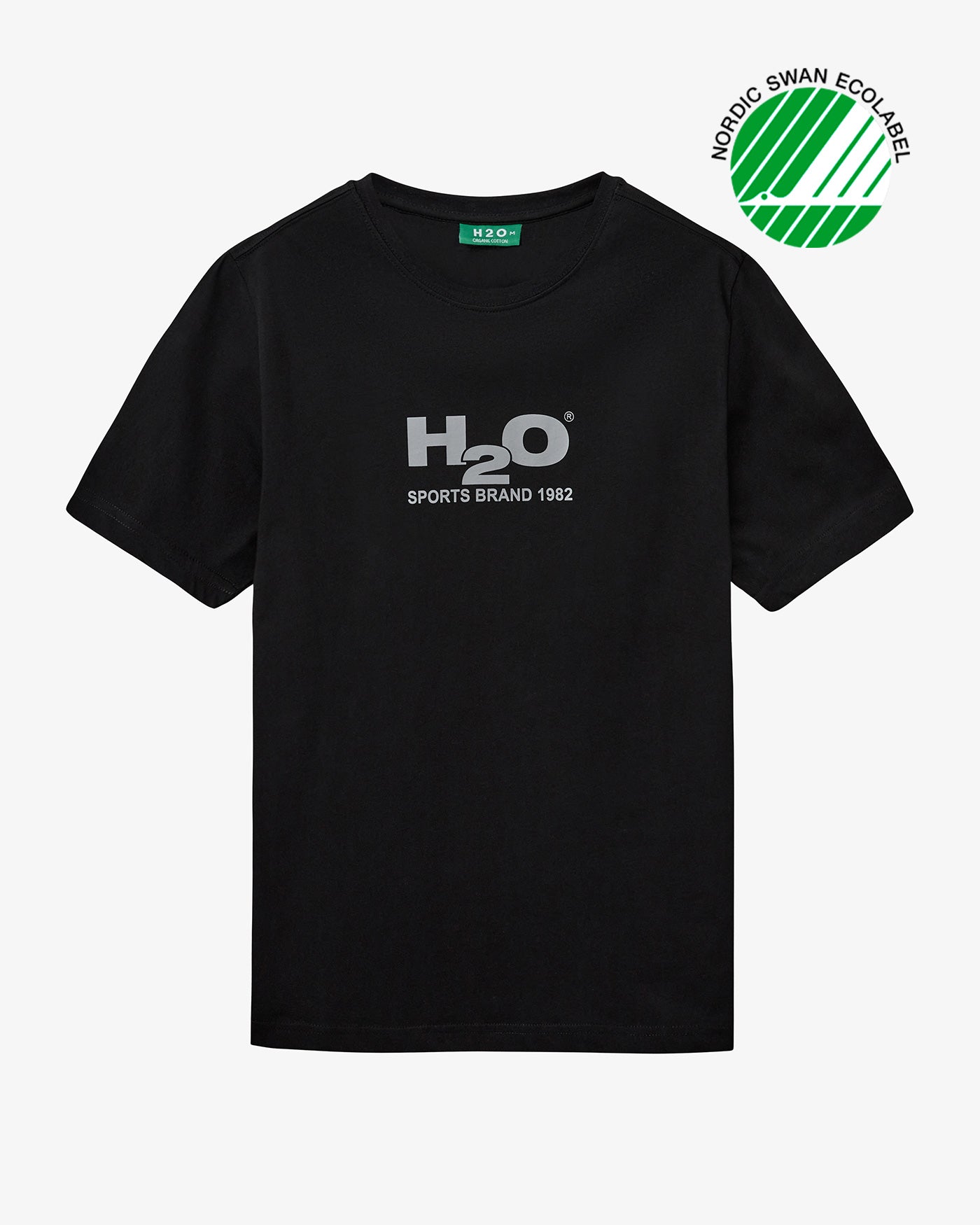 H2O Basic H2O Logo Tee T-Shirt 7790 Black/Grey