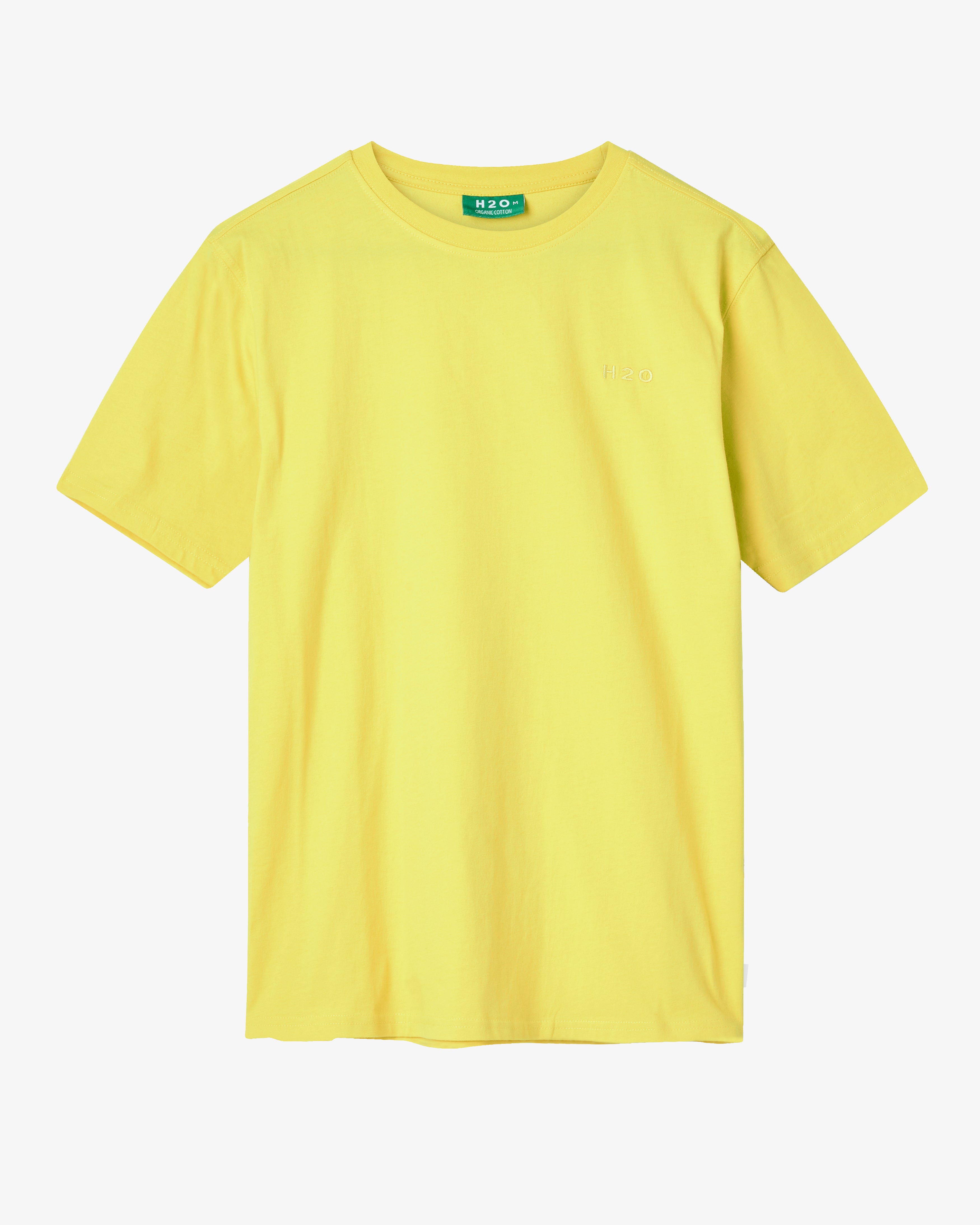 H2O Basic Happy Tee T-Shirt 5034 Bitter Lemon