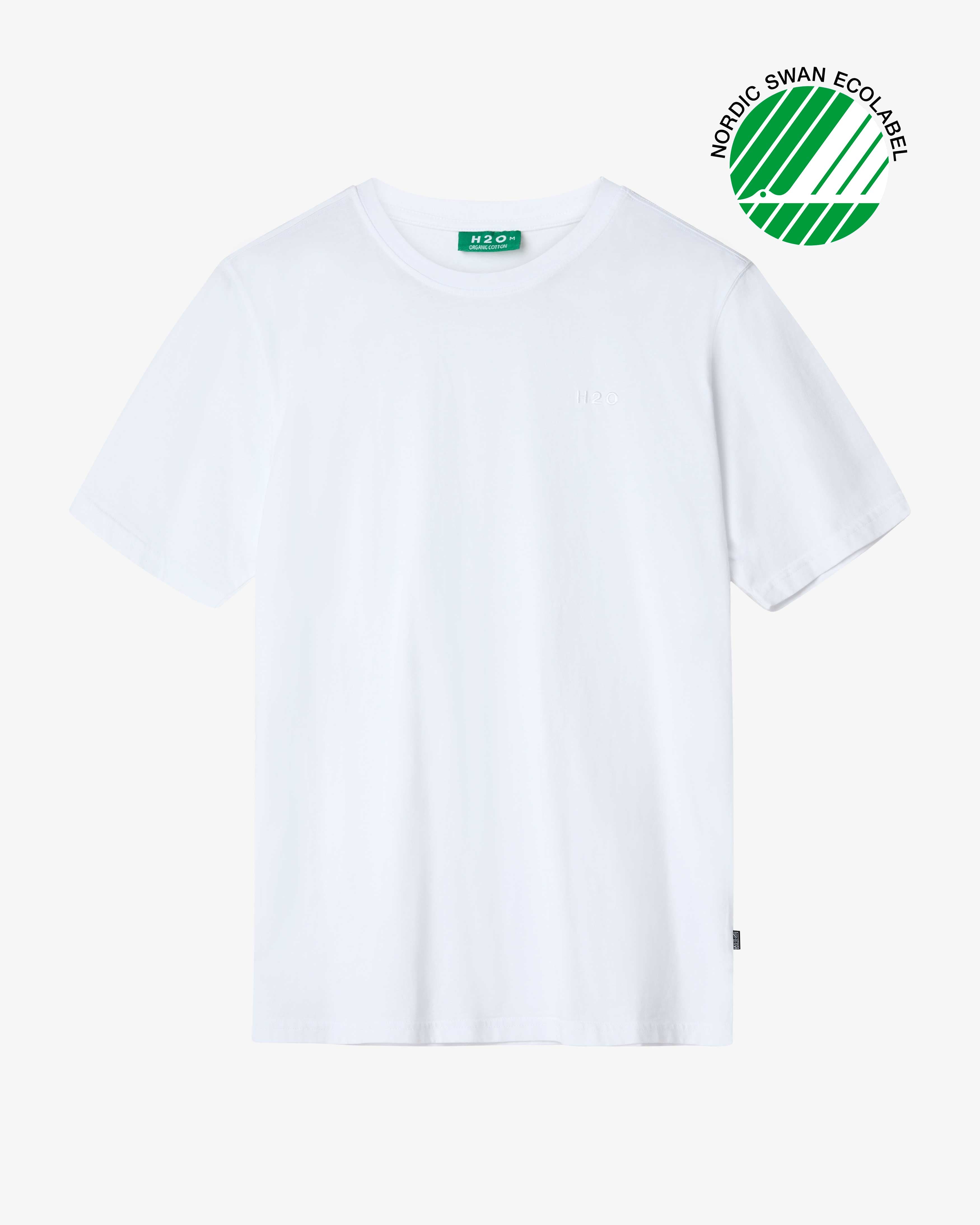 H2O Basic Happy Tee T-Shirt 1000 White
