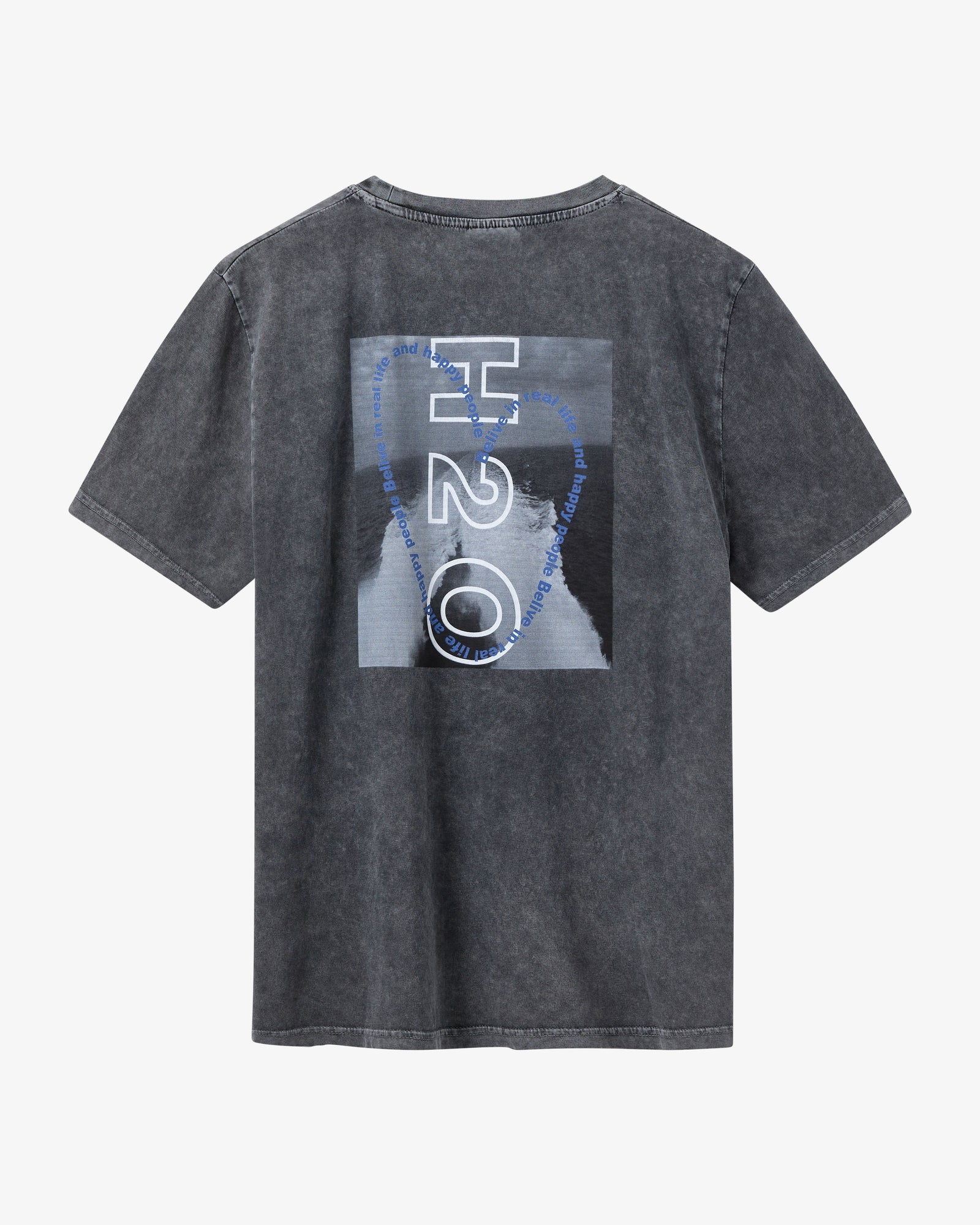 H2O Select Kap Dan Oversized Tee Print T-Shirt 7622 Black/Blue