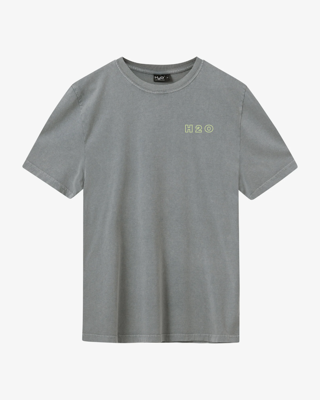 H2O Select Kap Dan Oversized Tee Print T-Shirt 7624 Lt. Grey Mel/Lime