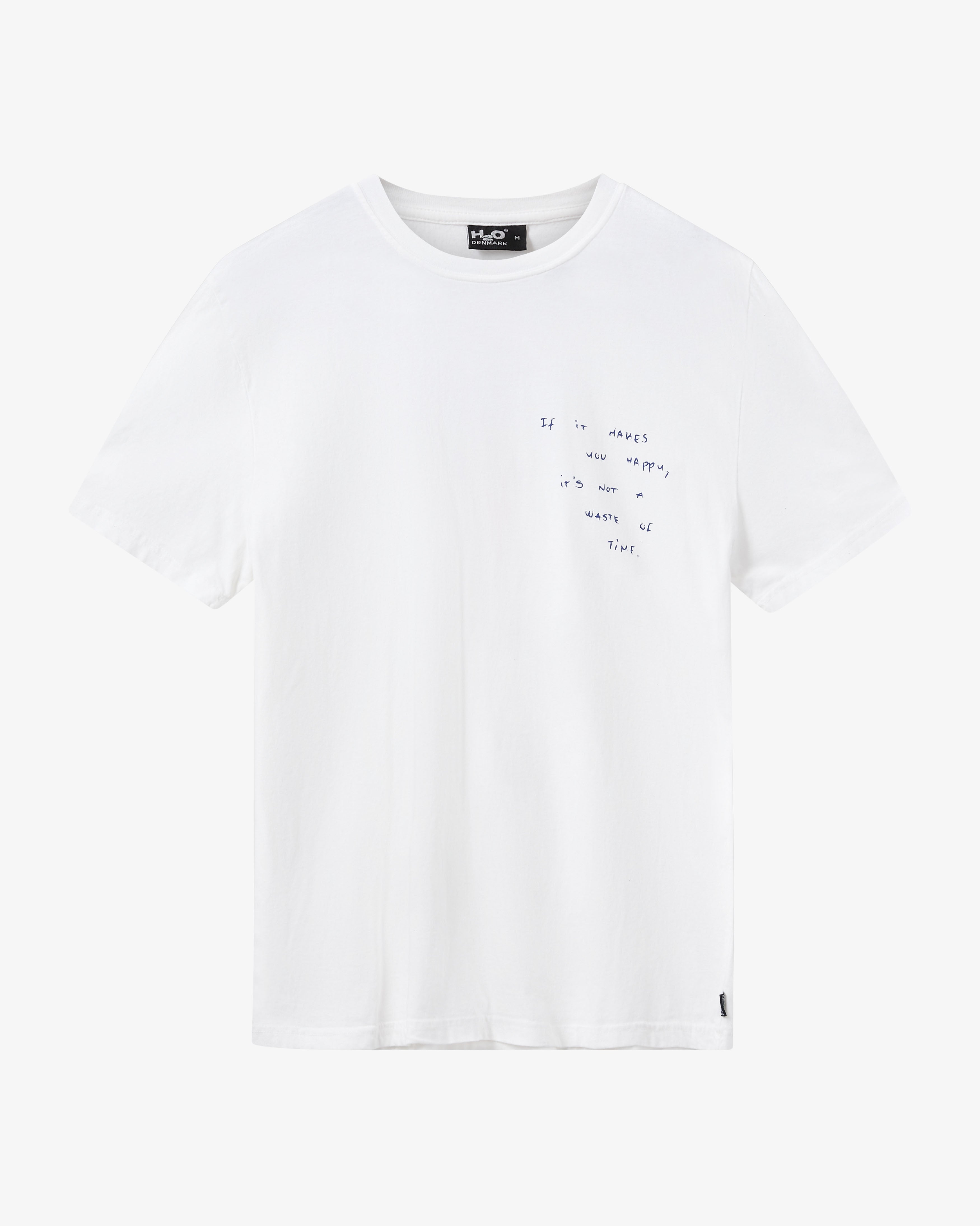 H2O Select Kap Dan Oversized Tee Print T-Shirt 7350 White/Blue