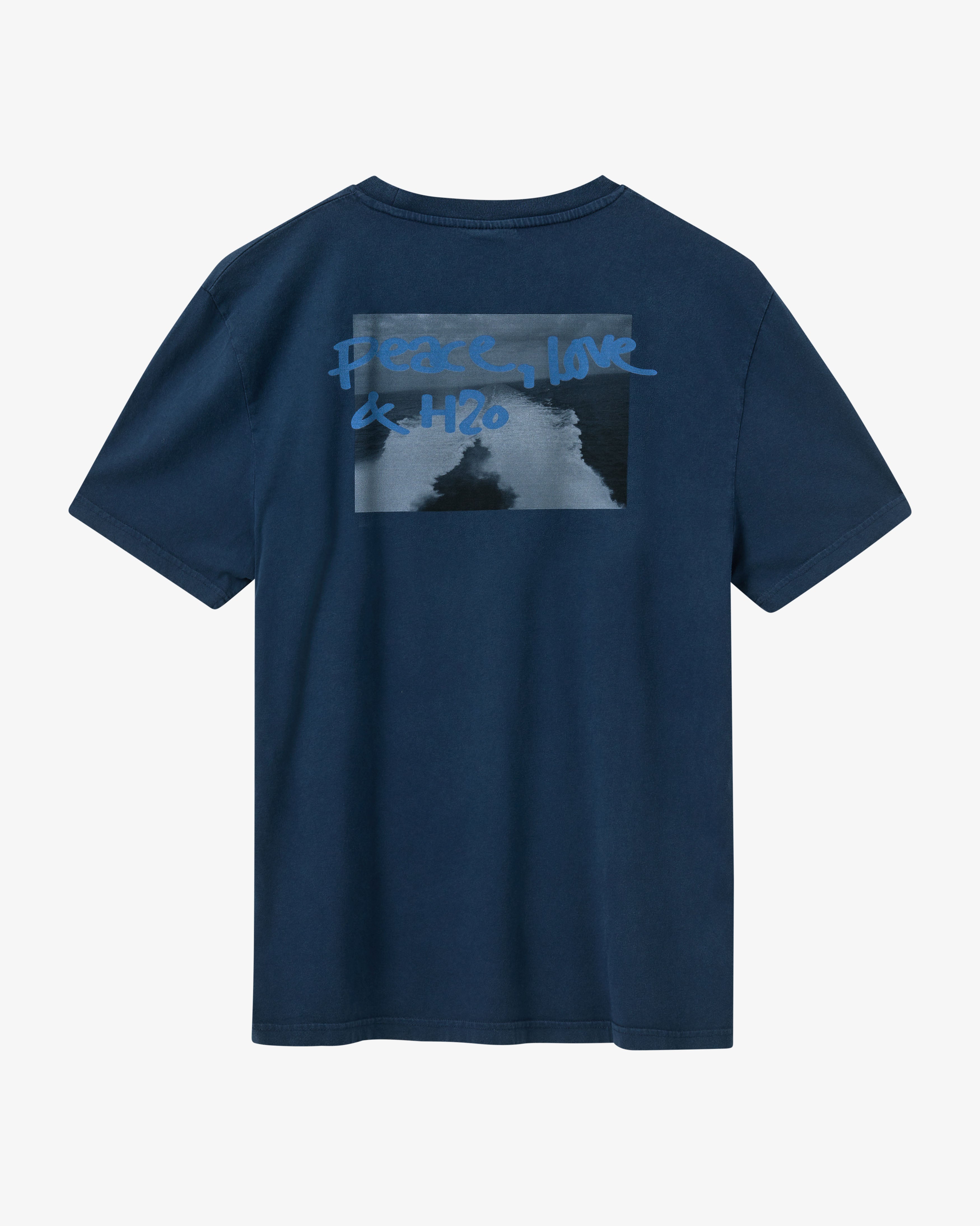 H2O Select Kap Dan Oversized Tee Print T-Shirt 7628 Navy/Blue