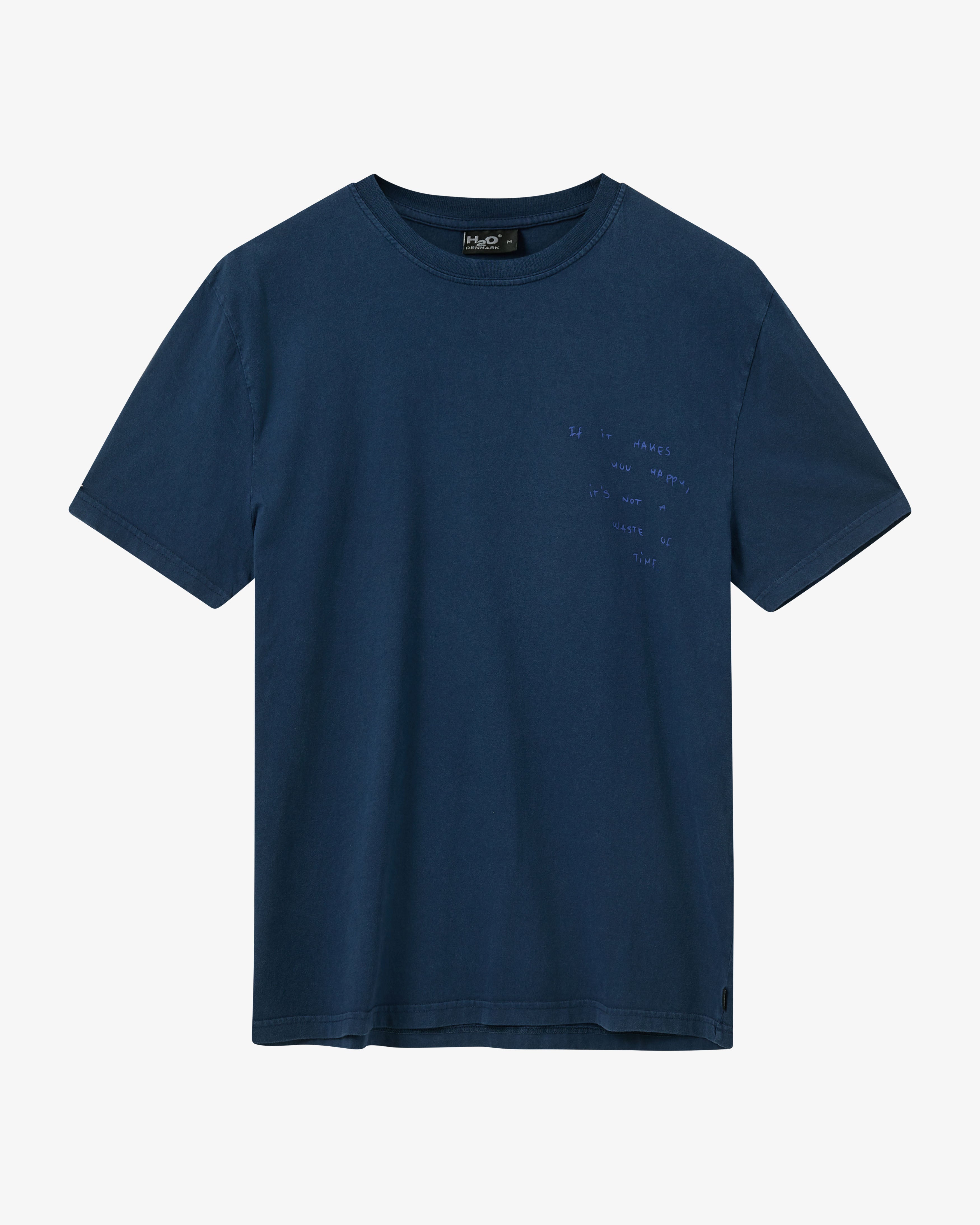 H2O Select Kap Dan Oversized Tee Print T-Shirt 7628 Navy/Blue