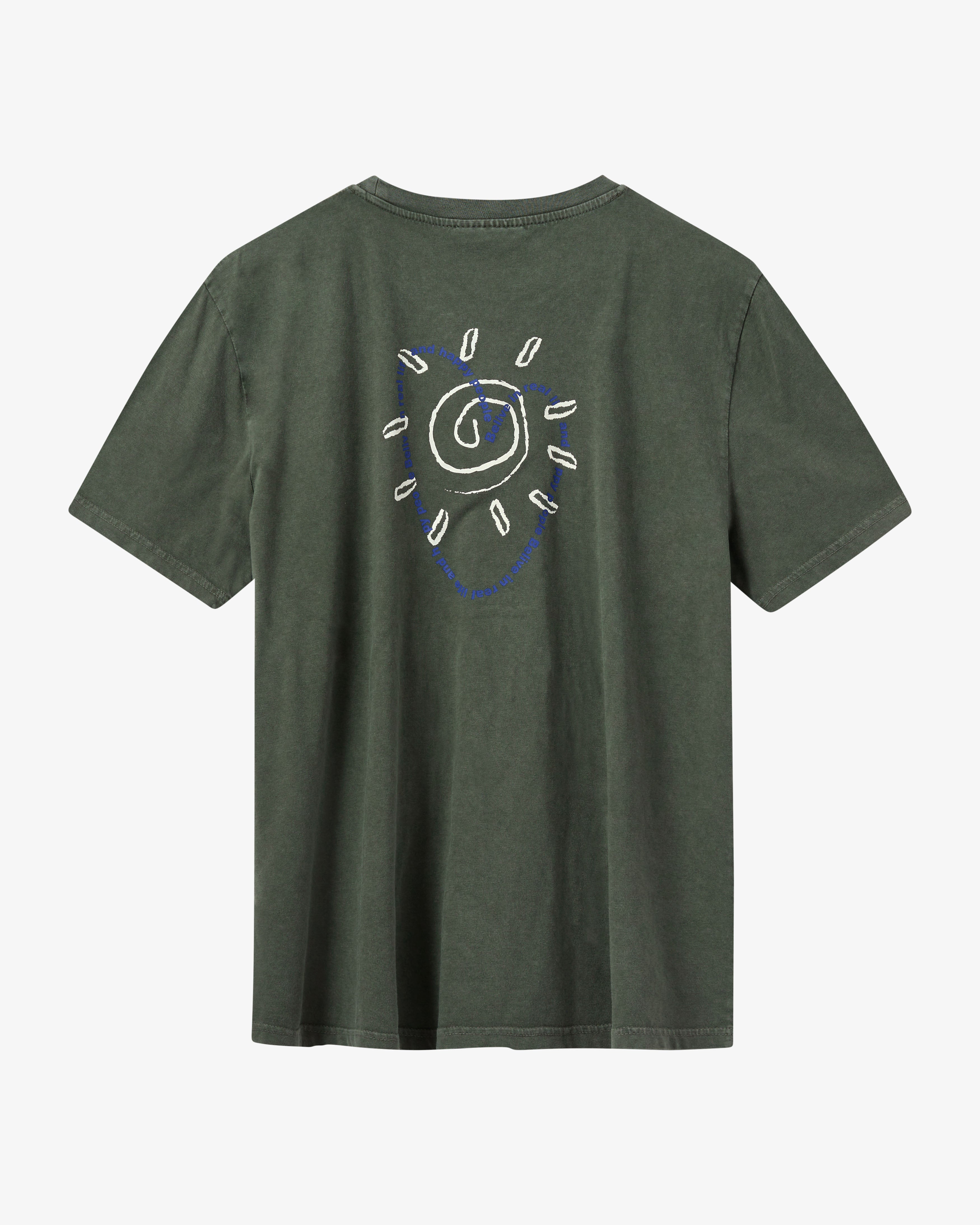 H2O Select Kap Dan Oversized Tee Print T-Shirt 7632 Army/Blue
