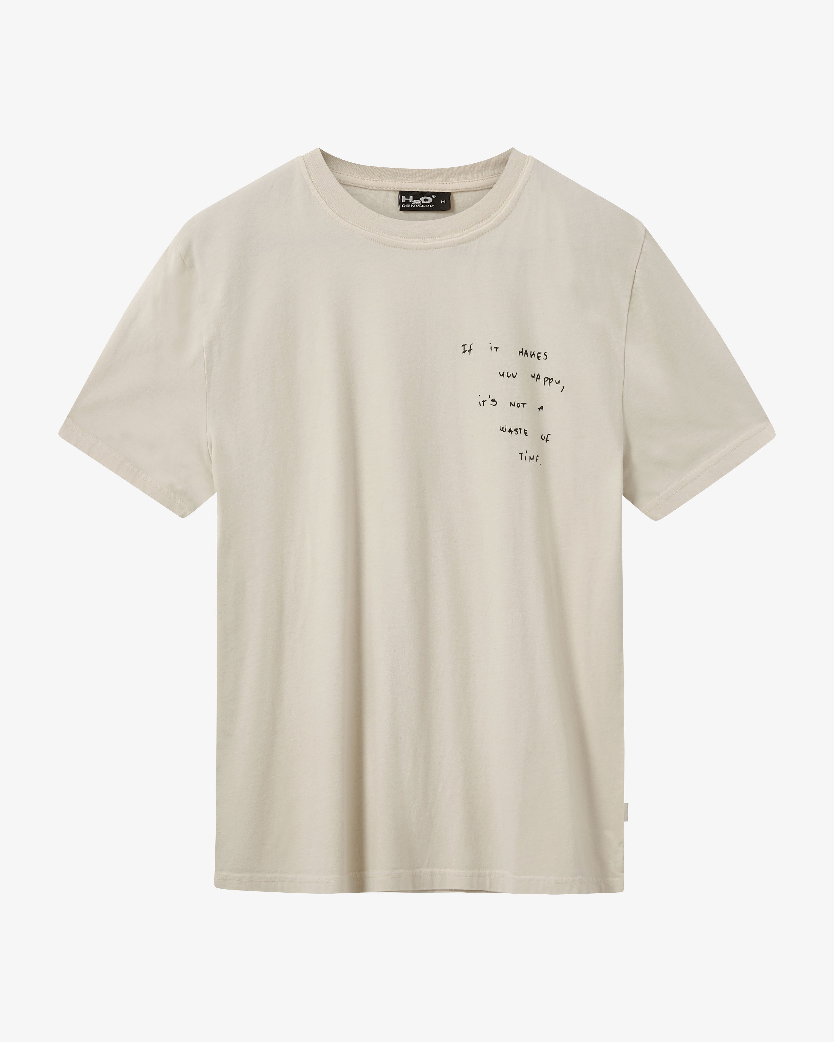 H2O Select Kap Dan Oversized Tee Print T-Shirt 7633 Chalk/Salsa