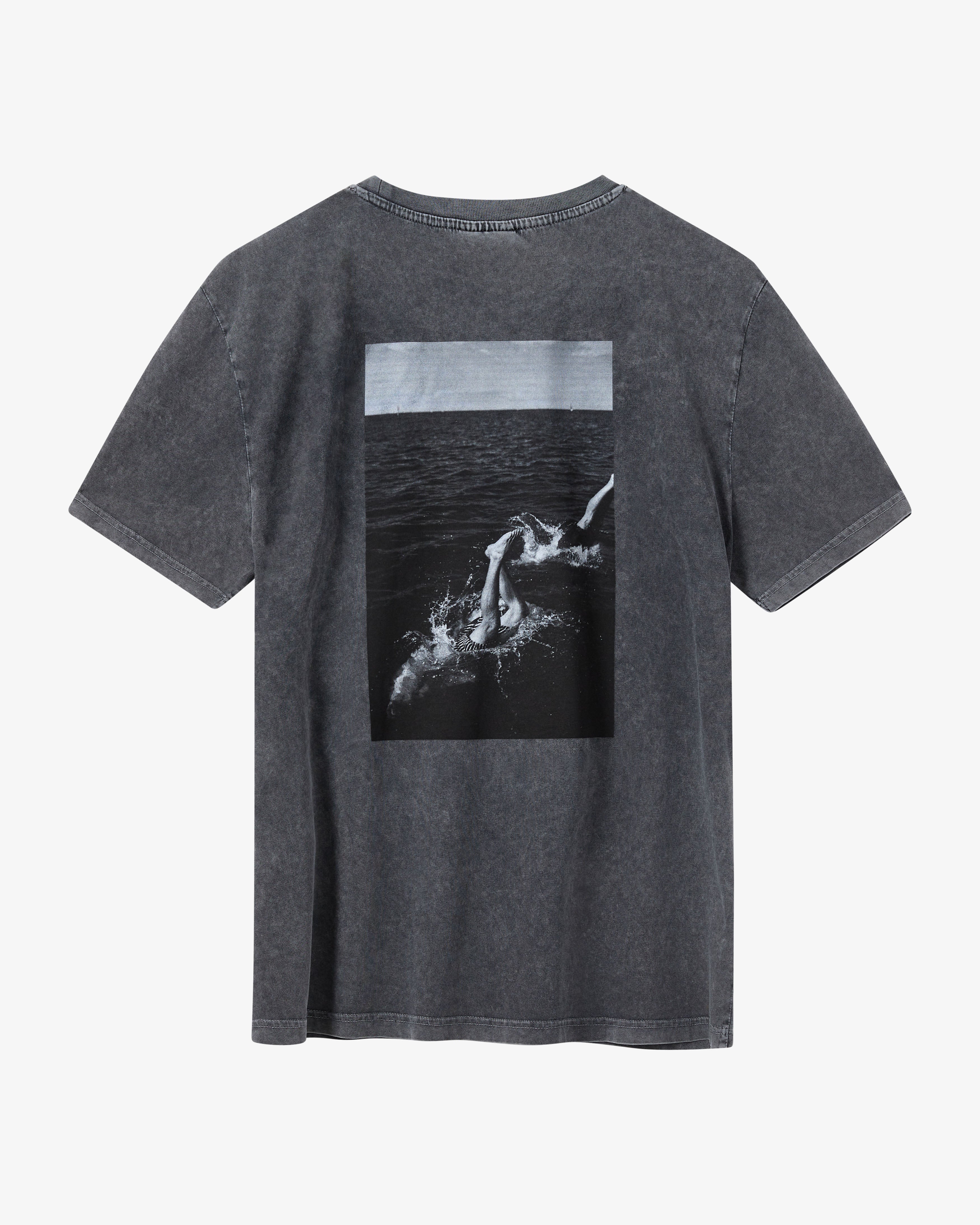 H2O Select Kap Dan Oversized Tee Print T-Shirt 7790 Black/Grey