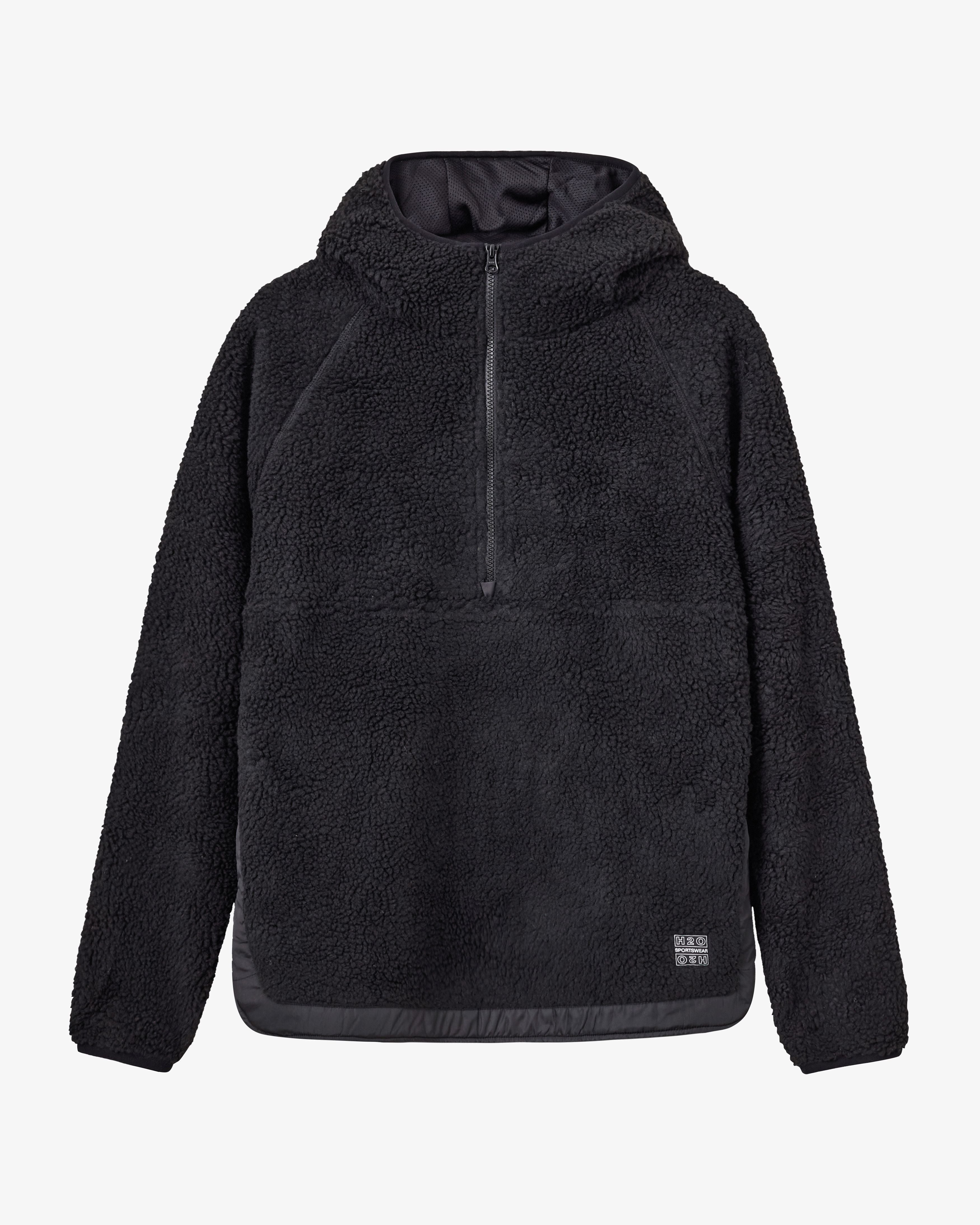 H2O Basic Langli Pile Anorak Jacket 3500 Black
