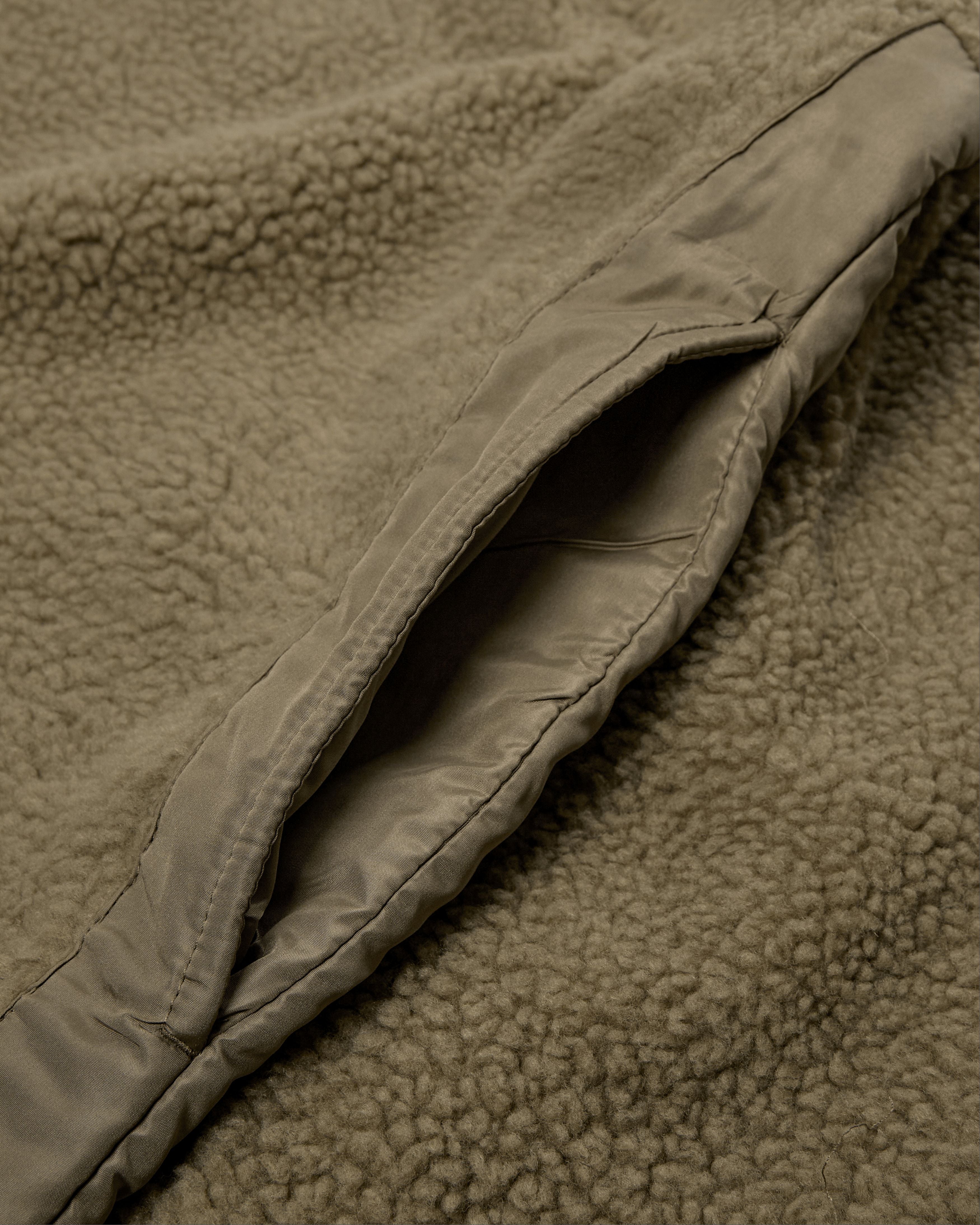 H2O Basic Langli Pile Anorak Jacket 3586 Oak