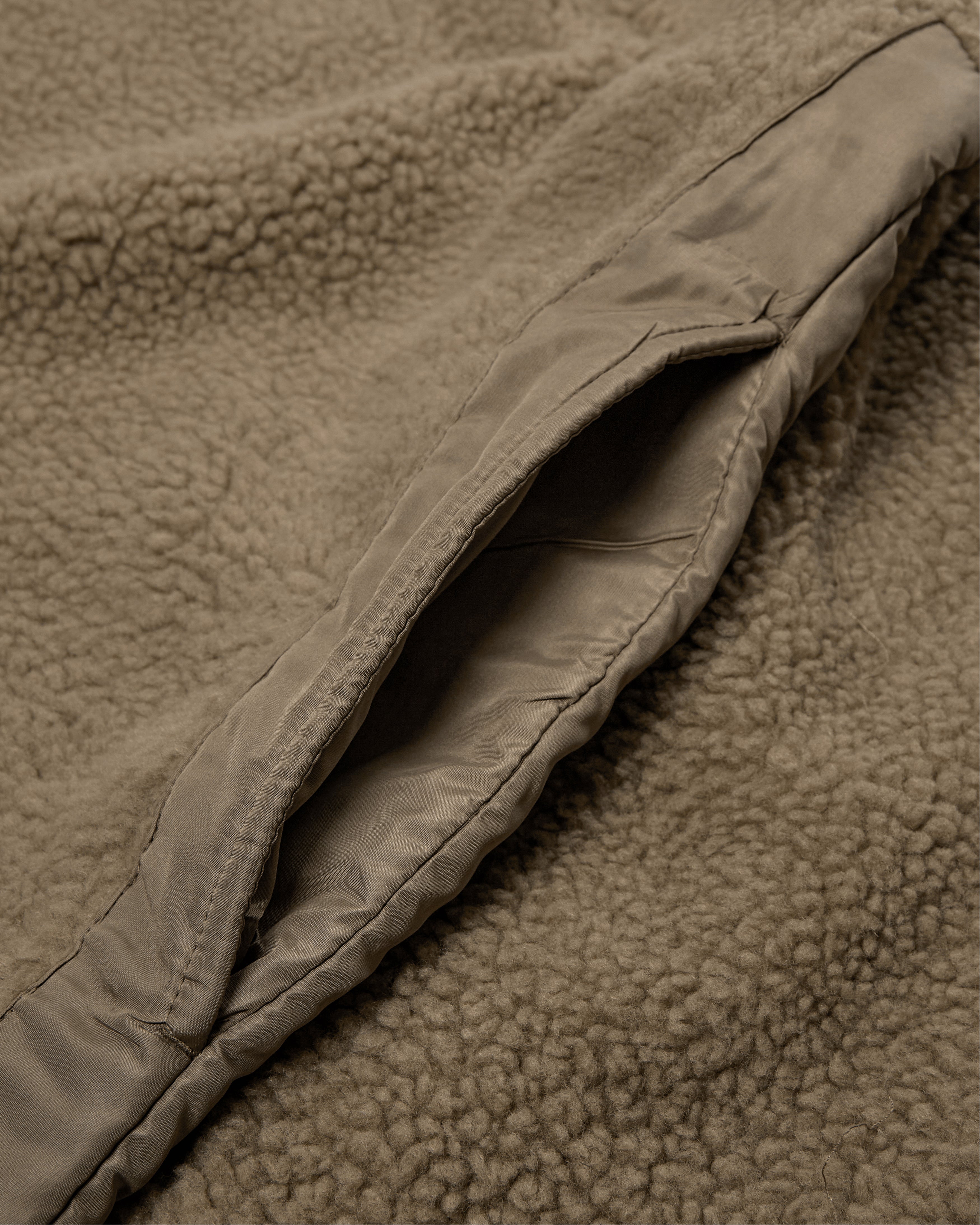 H2O Basic Langli Pile Anorak Jacket 3586 Oak