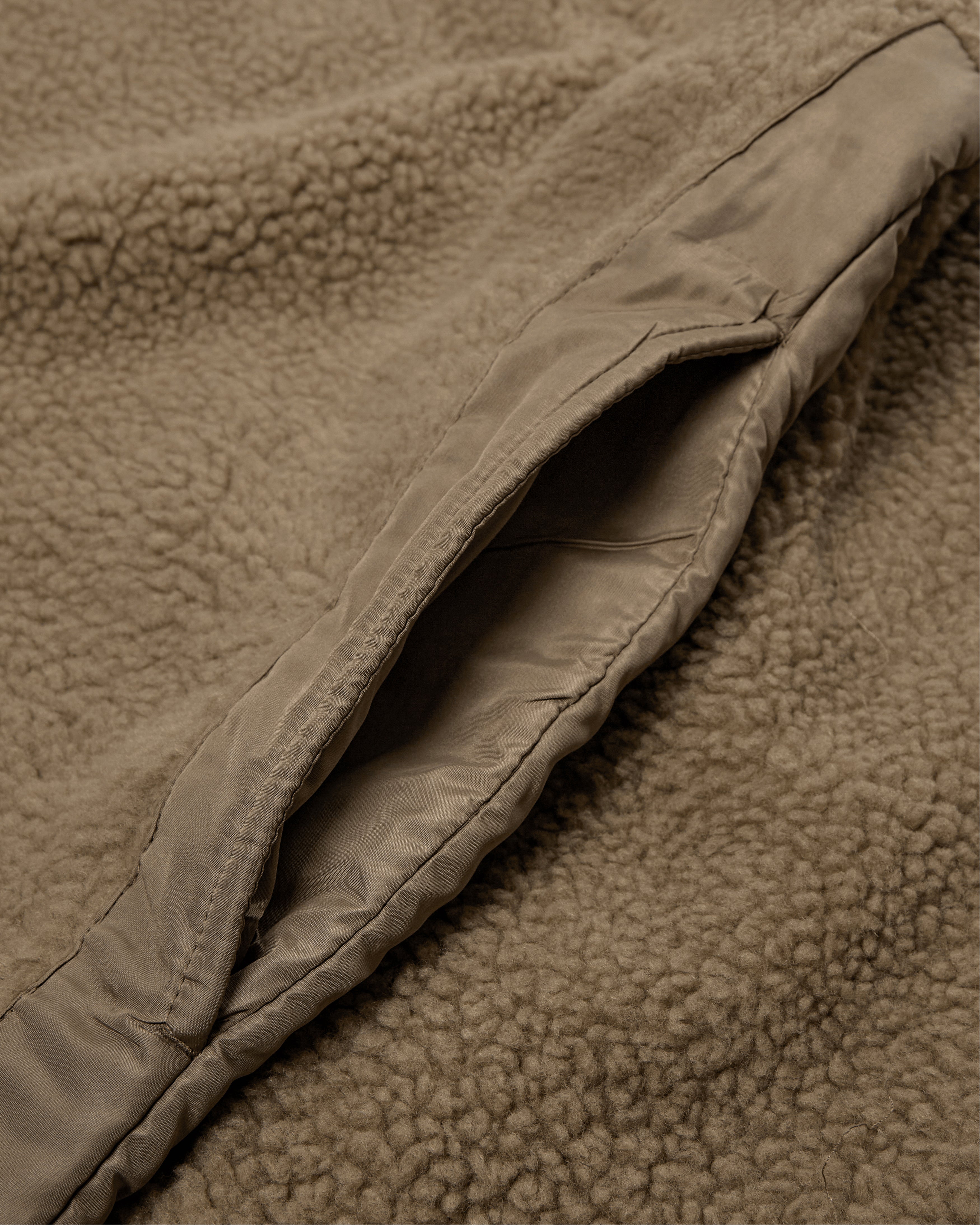 H2O Basic Langli Pile Anorak Jacket 3586 Oak