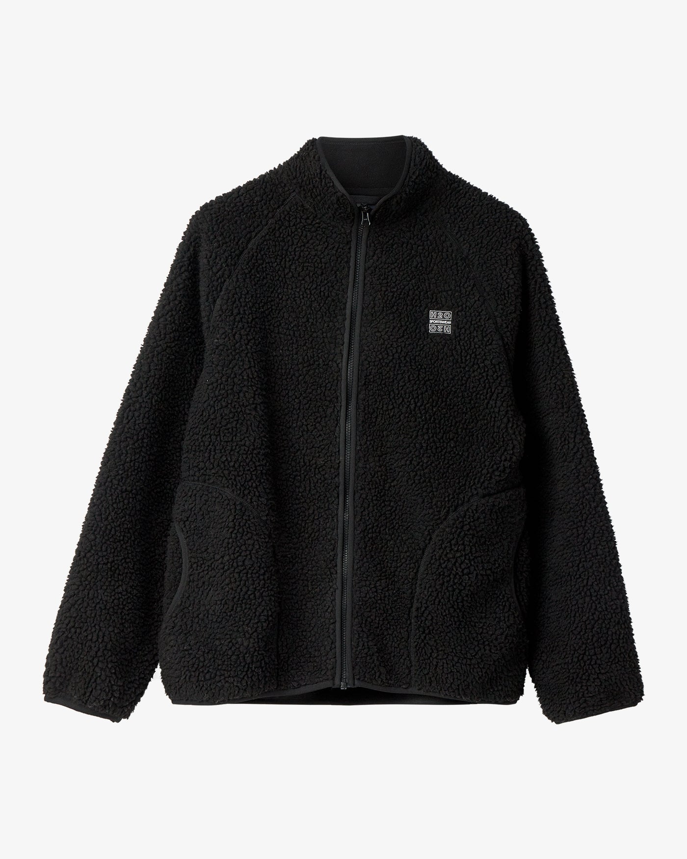 H2O Basic Langli Pile Jakke Jacket 3500 Black