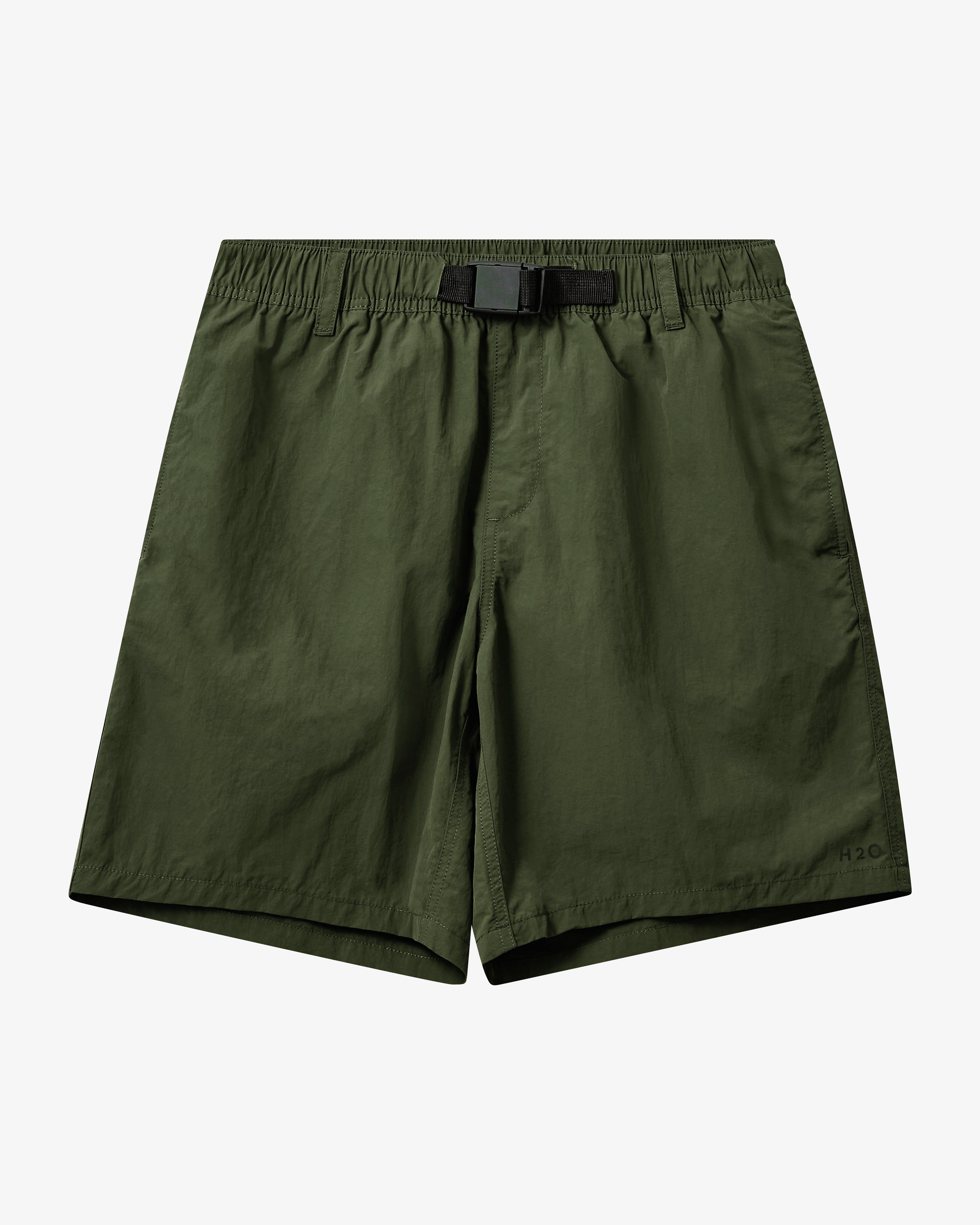 H2O Basic Leisure Belted Shorts Shorts 3020 Army