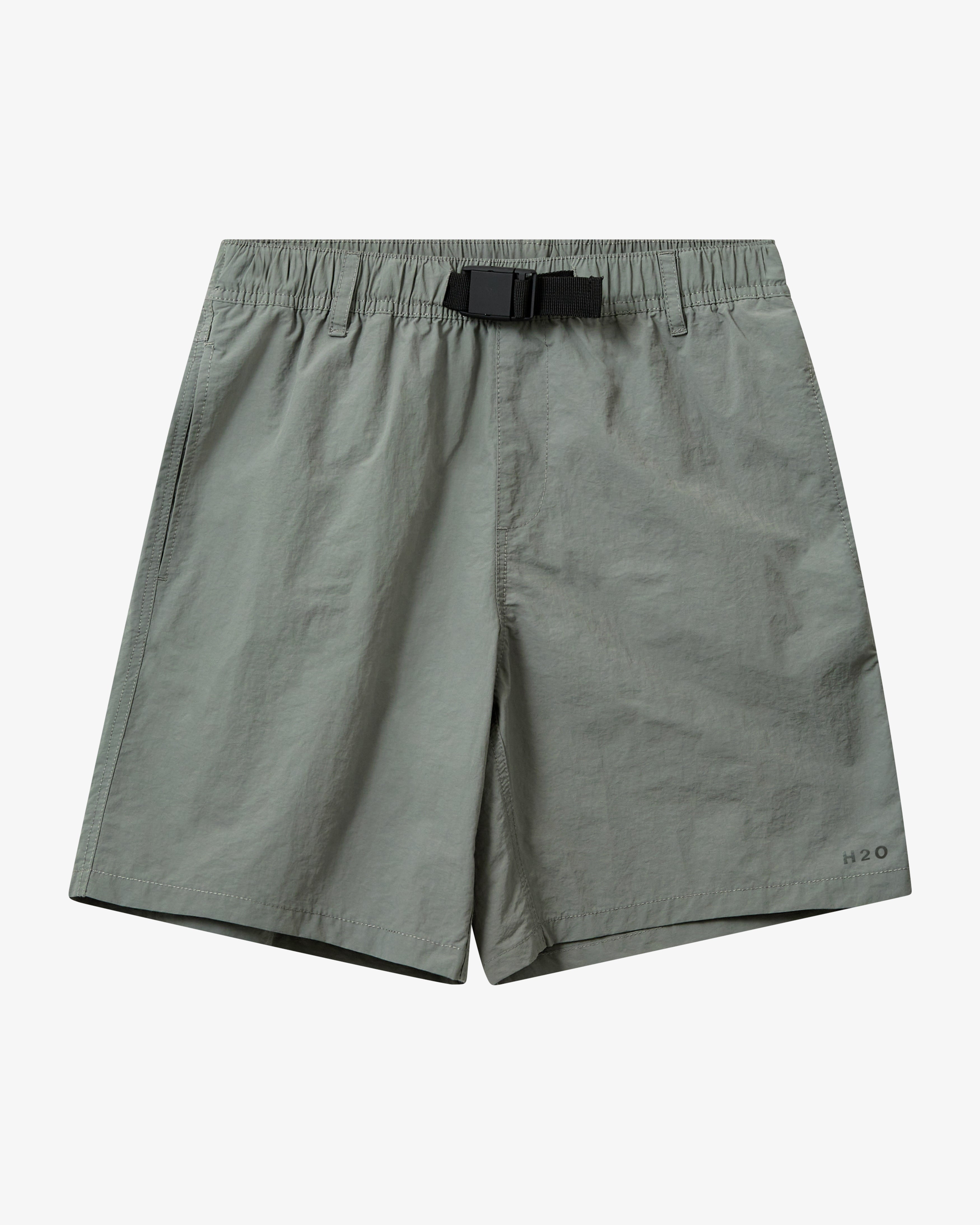 H2O Basic Leisure Belted Shorts Shorts 3615 Dark Grey