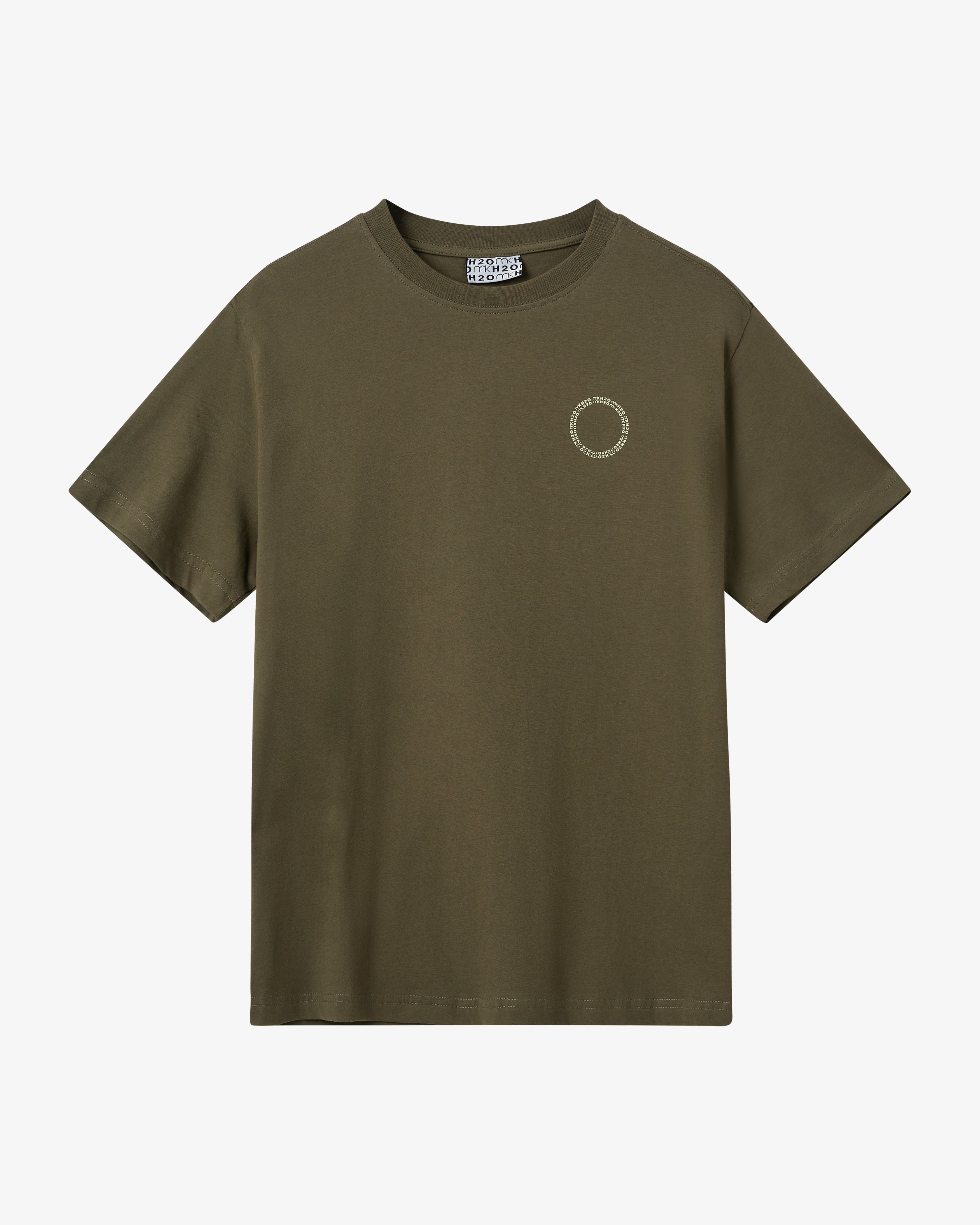 H2O Basic MKH2O Core Flex Tee T-Shirt 3027 Forest Army