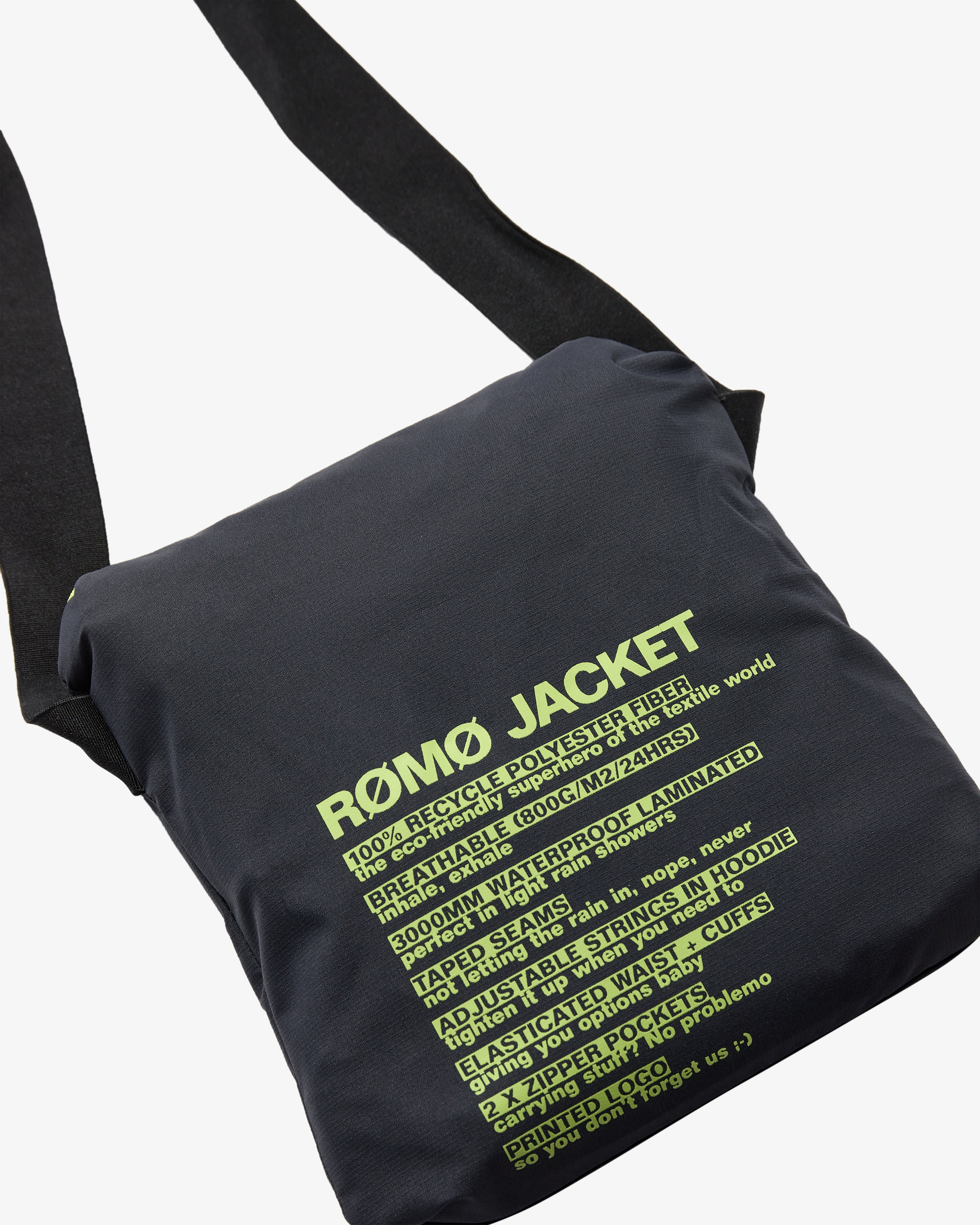 H2O Rømø Festival Rain Jacket Rain Wear 7021 Navy/Lime