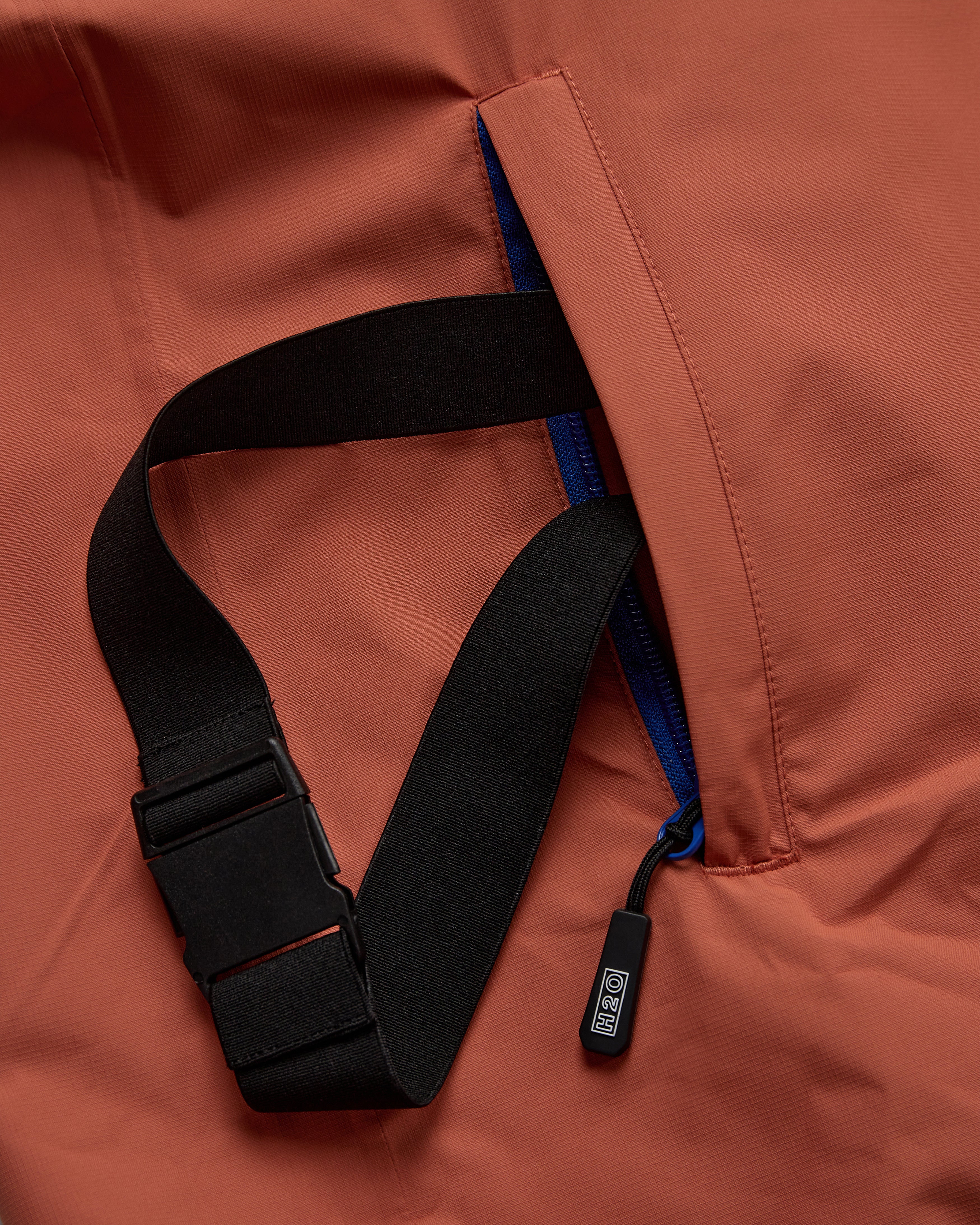 H2O Rømø Festival Rain Jacket Rain Wear 7024 Autumn Leaf/Blue