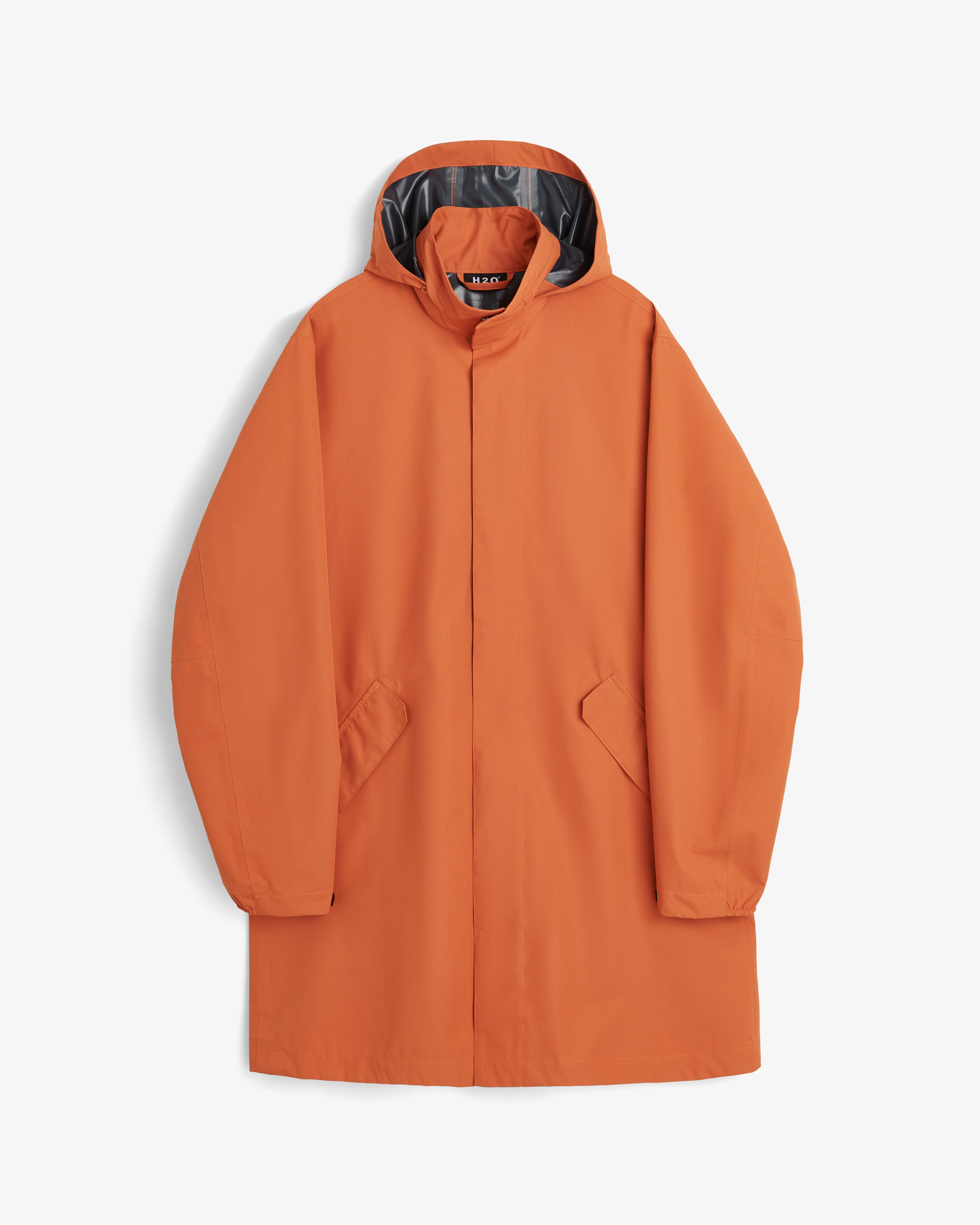 H2O Rømø LW Long Rain Jacket Rain Wear 2047 Autumn Leaf