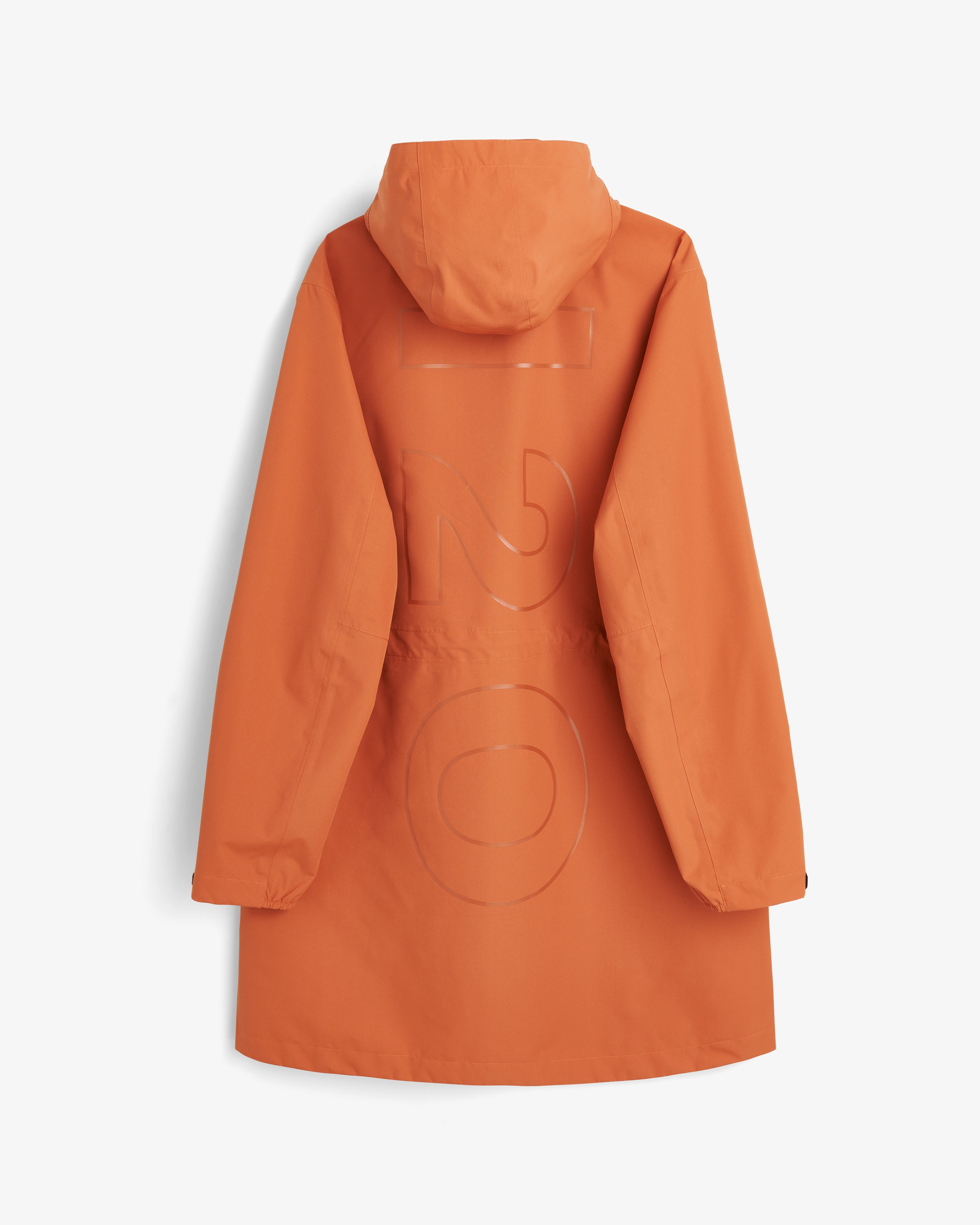 H2O Rømø LW Long Rain Jacket Rain Wear 2047 Autumn Leaf