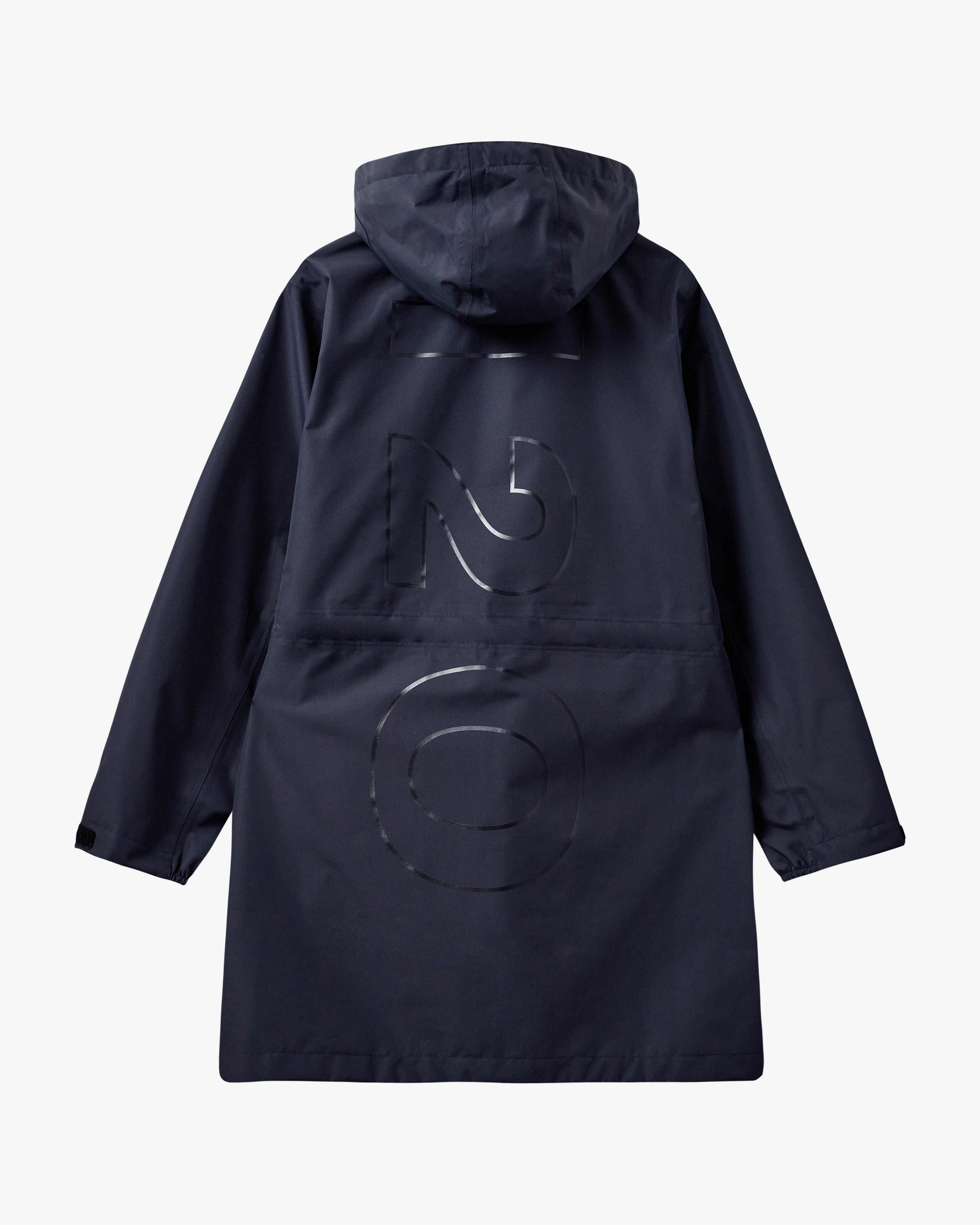 H2O Rømø LW Long Rain Jacket Rain Wear 2500 Navy