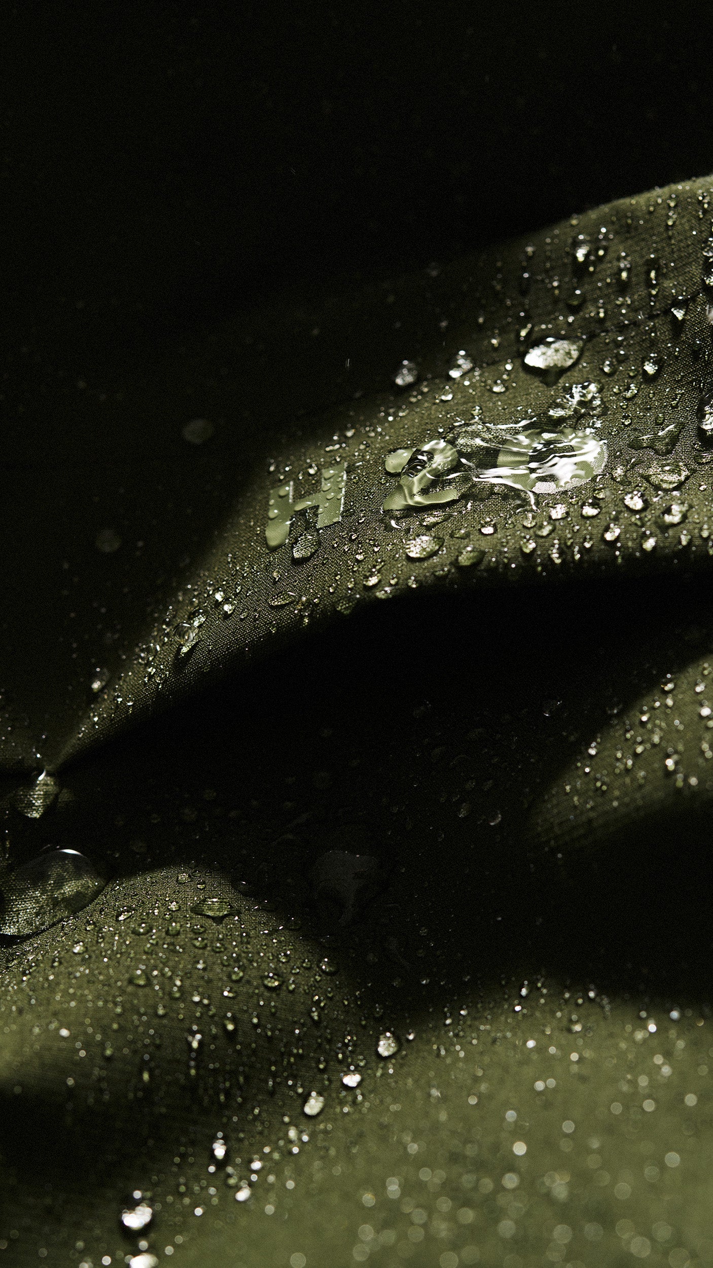 H2O Rømø LW Long Rain Jacket Rain Wear 3020 Army