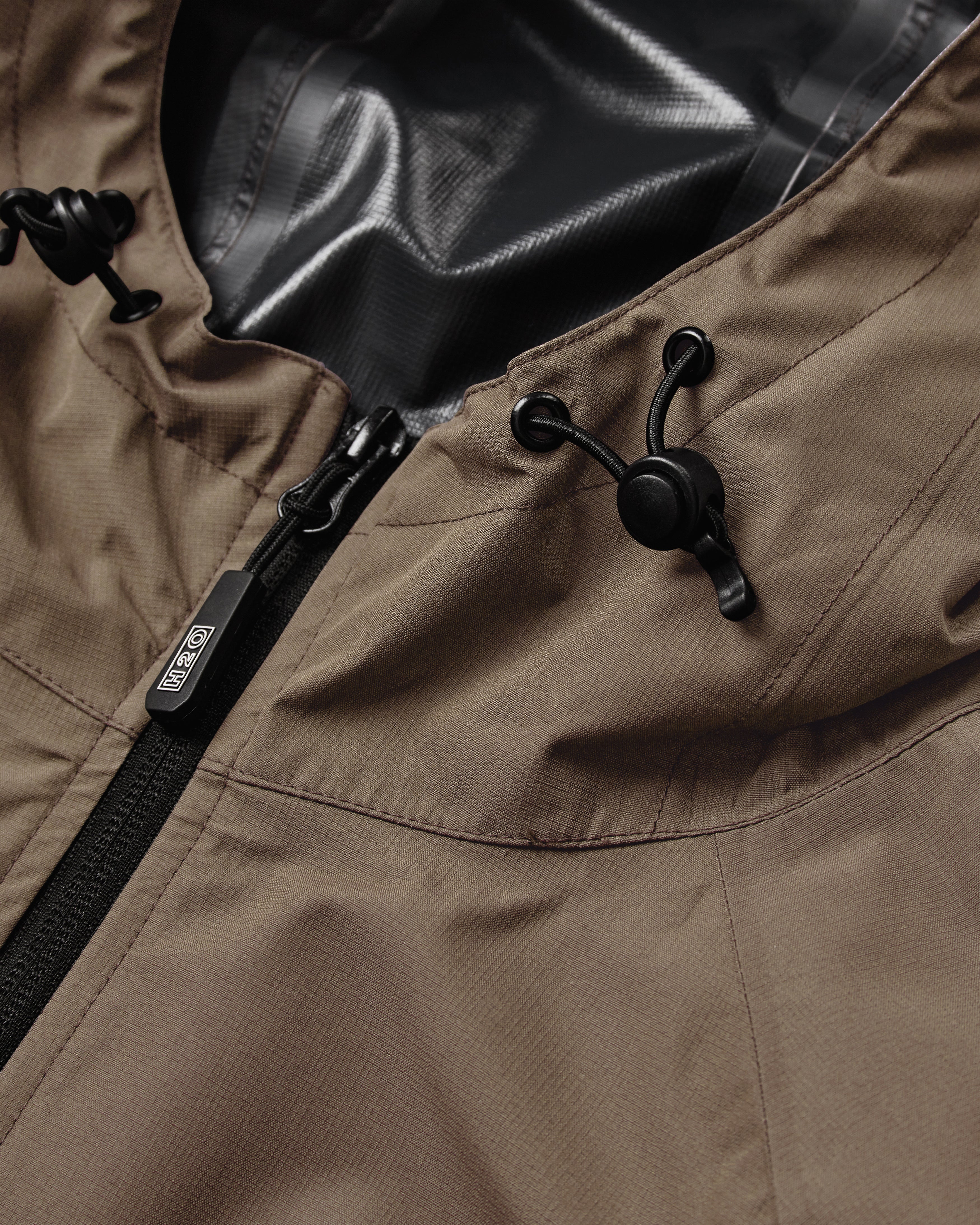 H2O Rømø LW Packable Rain Jacket Rain Wear 3553 Dusty Oak