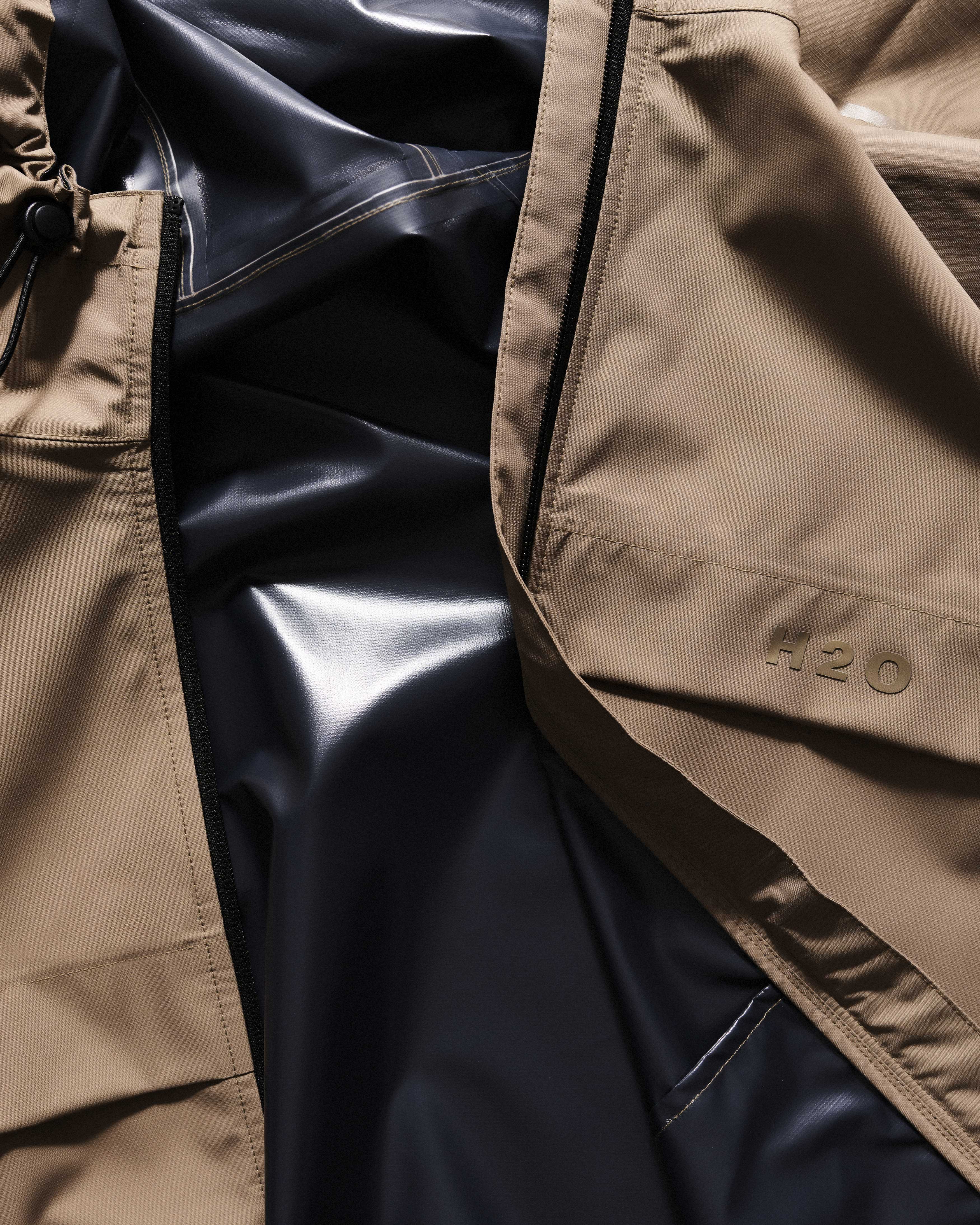 H2O Rømø LW Packable Rain Jacket Rain Wear 3553 Dusty Oak