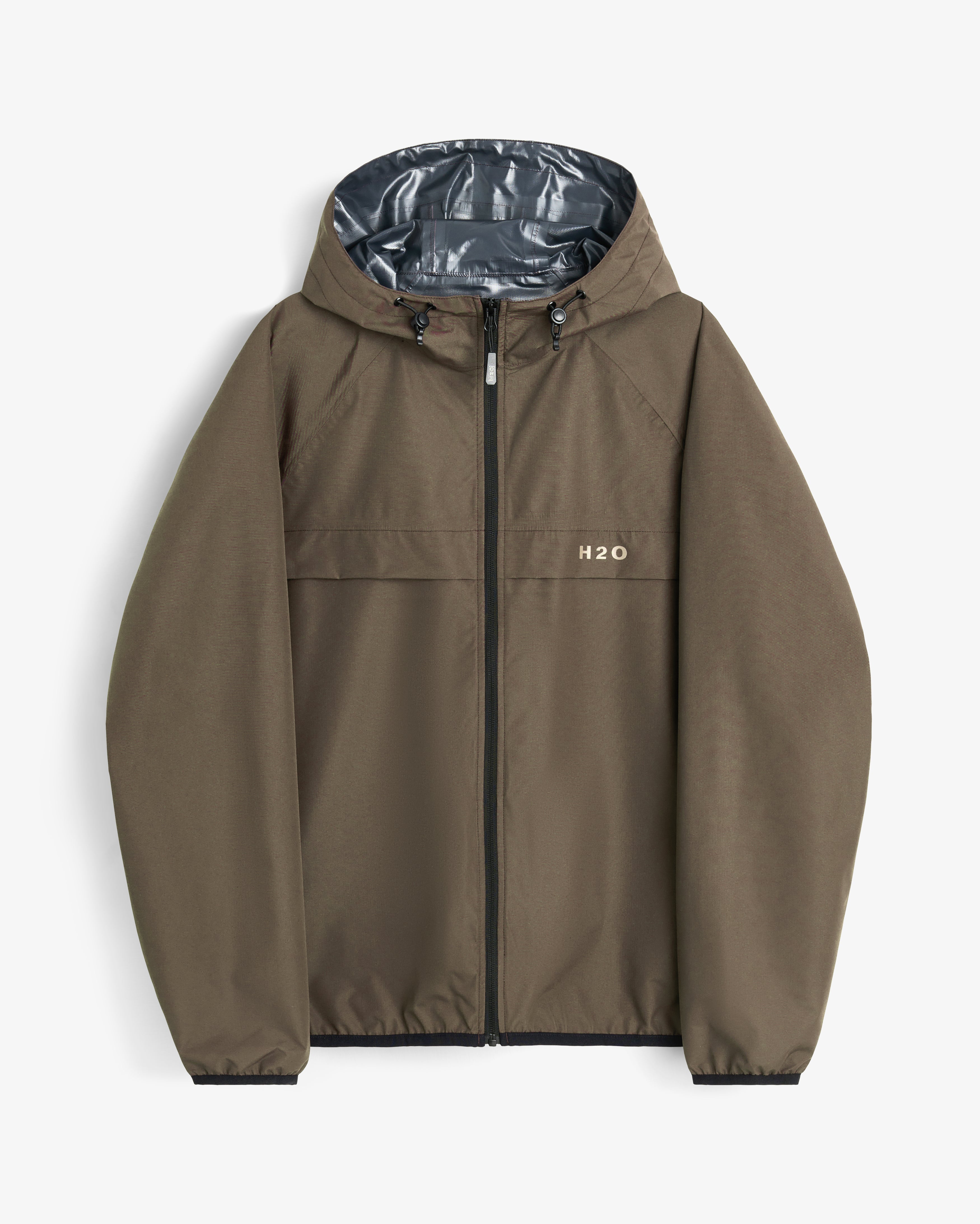H2O Rømø LW Packable Rain Jacket Rain Wear 3553 Dusty Oak
