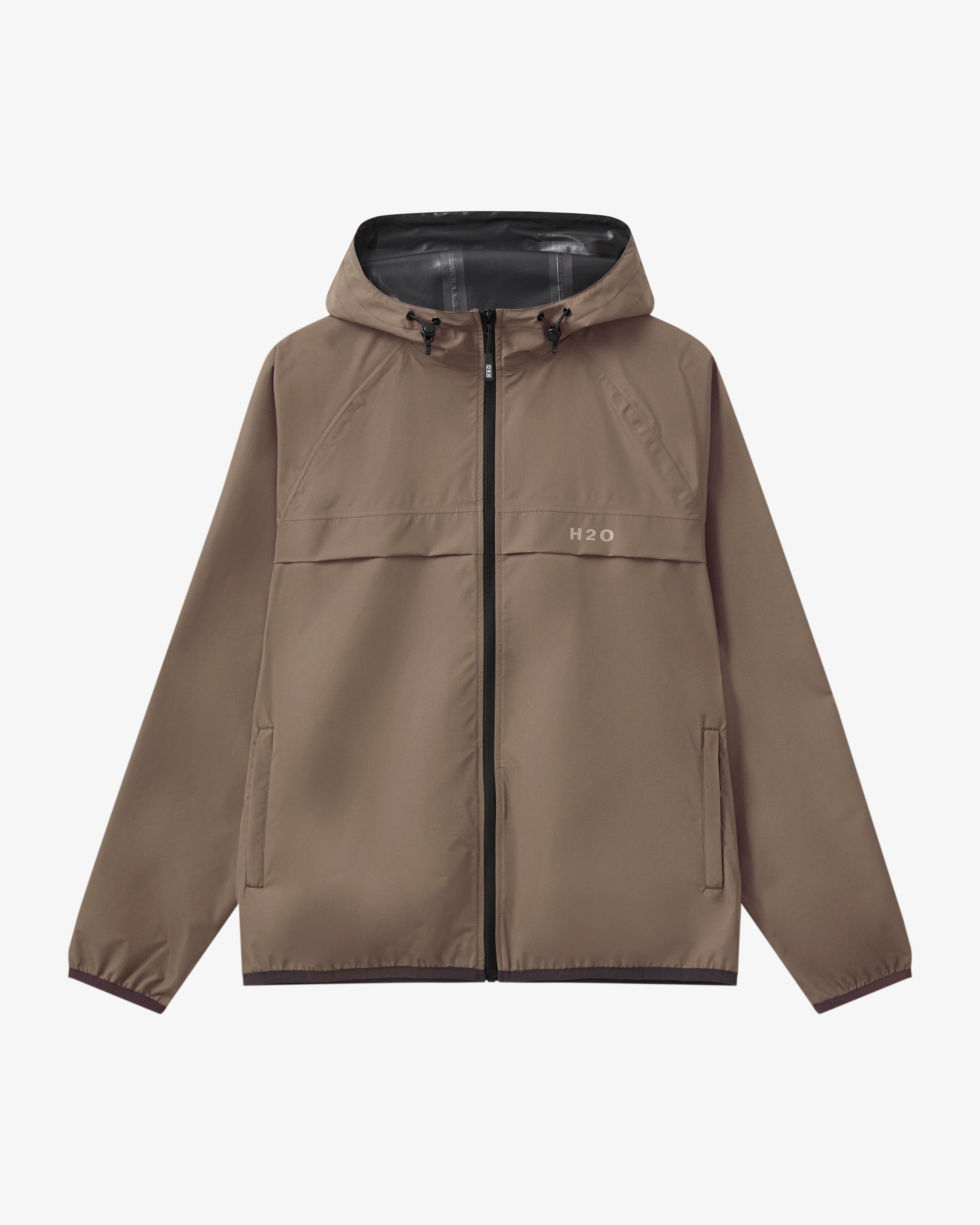 H2O Rømø LW Packable Rain Jacket Rain Wear 3553 Dusty Oak