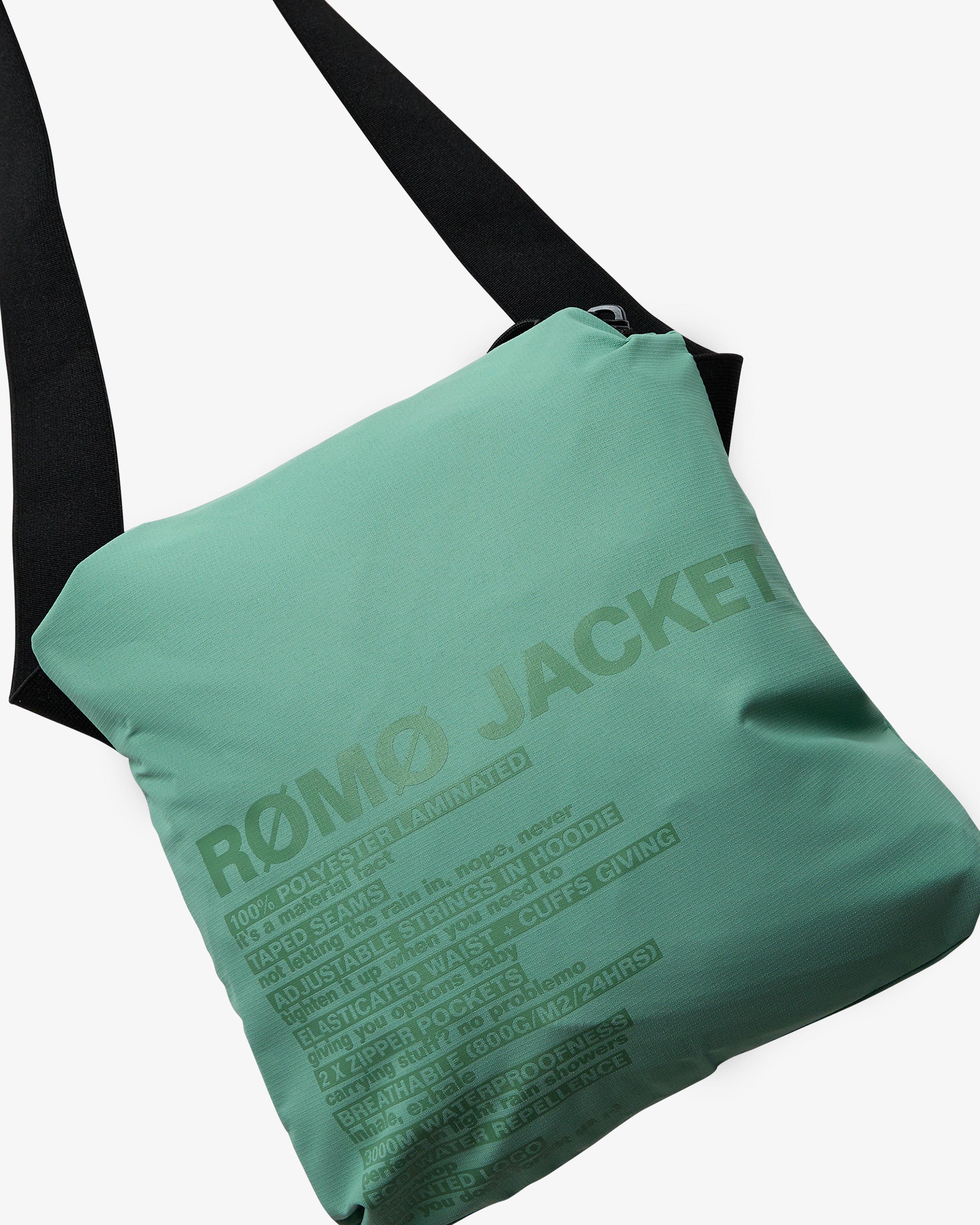 H2O Rømø LW Packable Rain Jacket Rain Wear 3008 Sea Grass