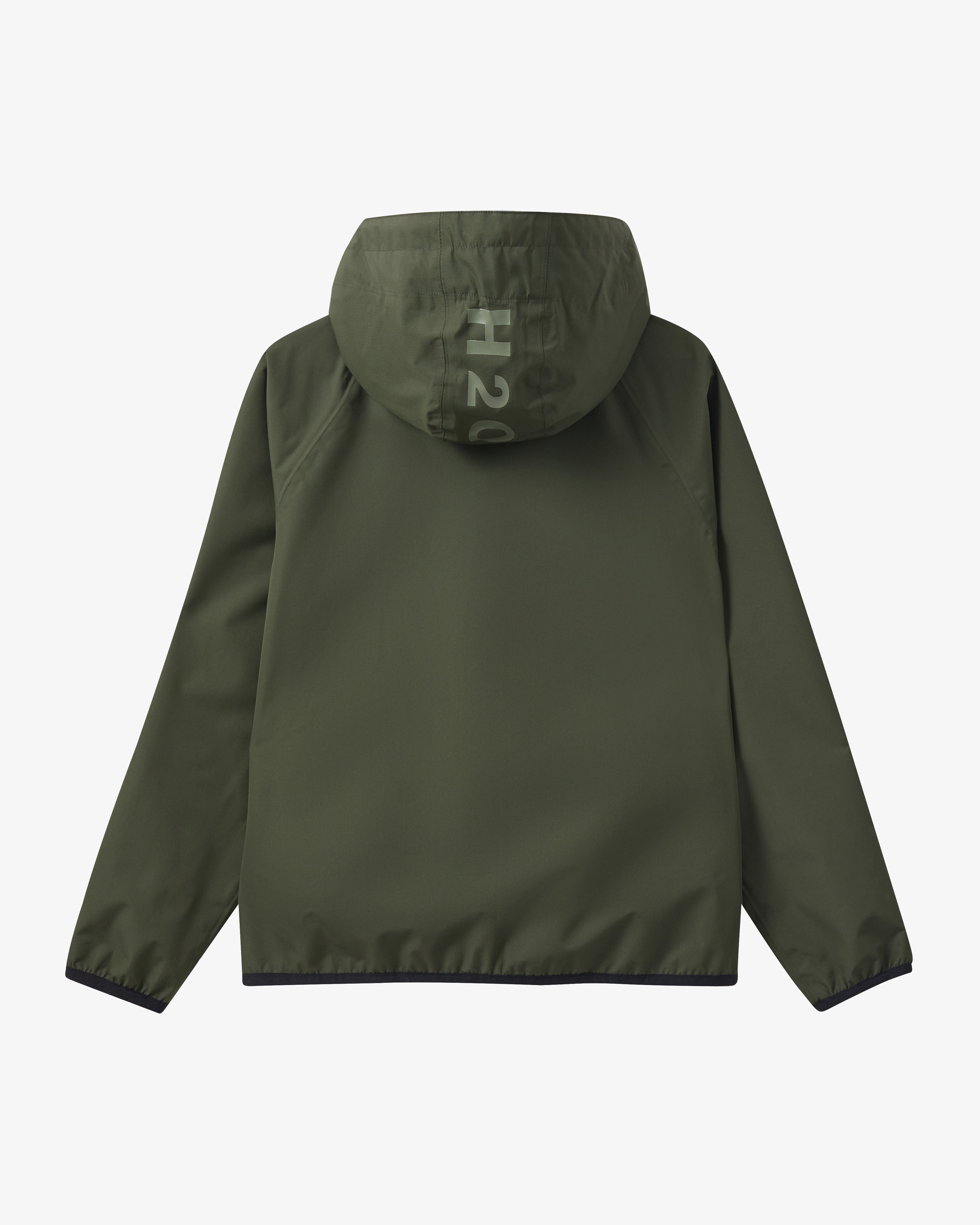 H2O Rømø LW Packable Rain Jacket Rain Wear 3020 Army