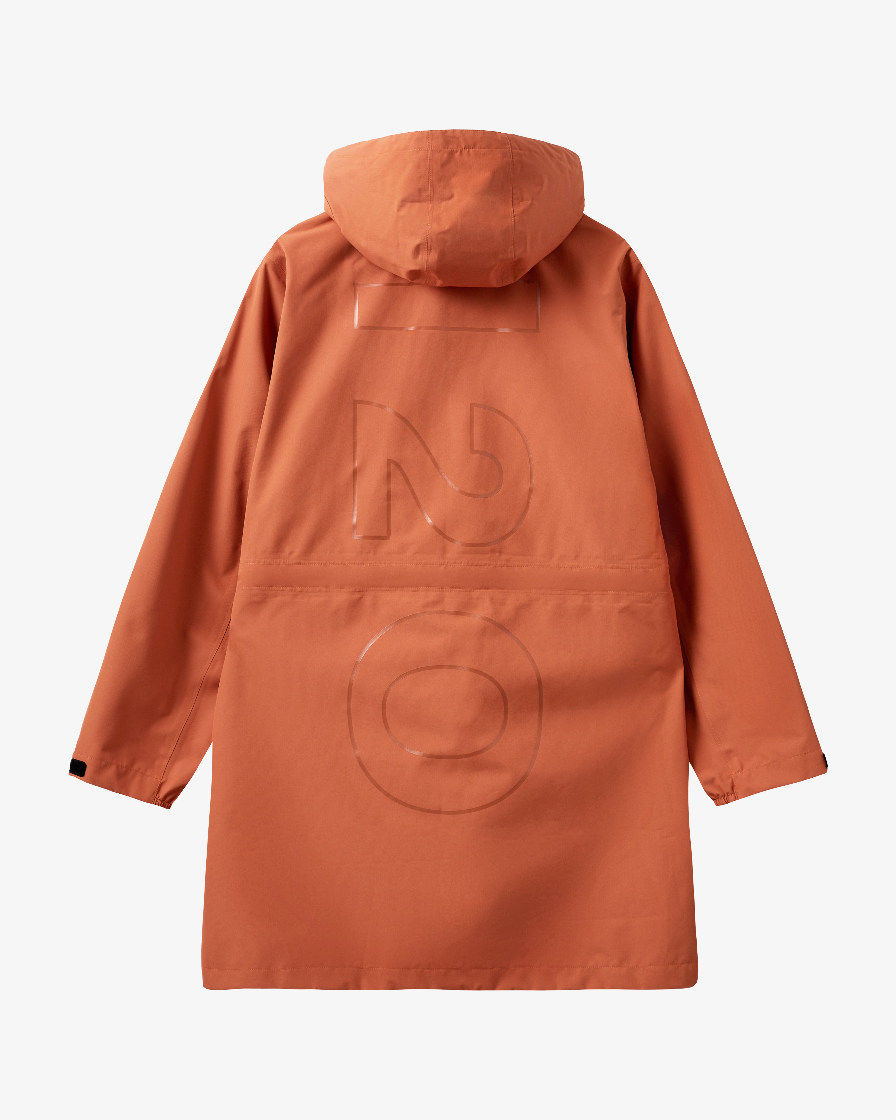H2O Rømø LW Long Rain Jacket Rain Wear 2047 Autumn Leaf