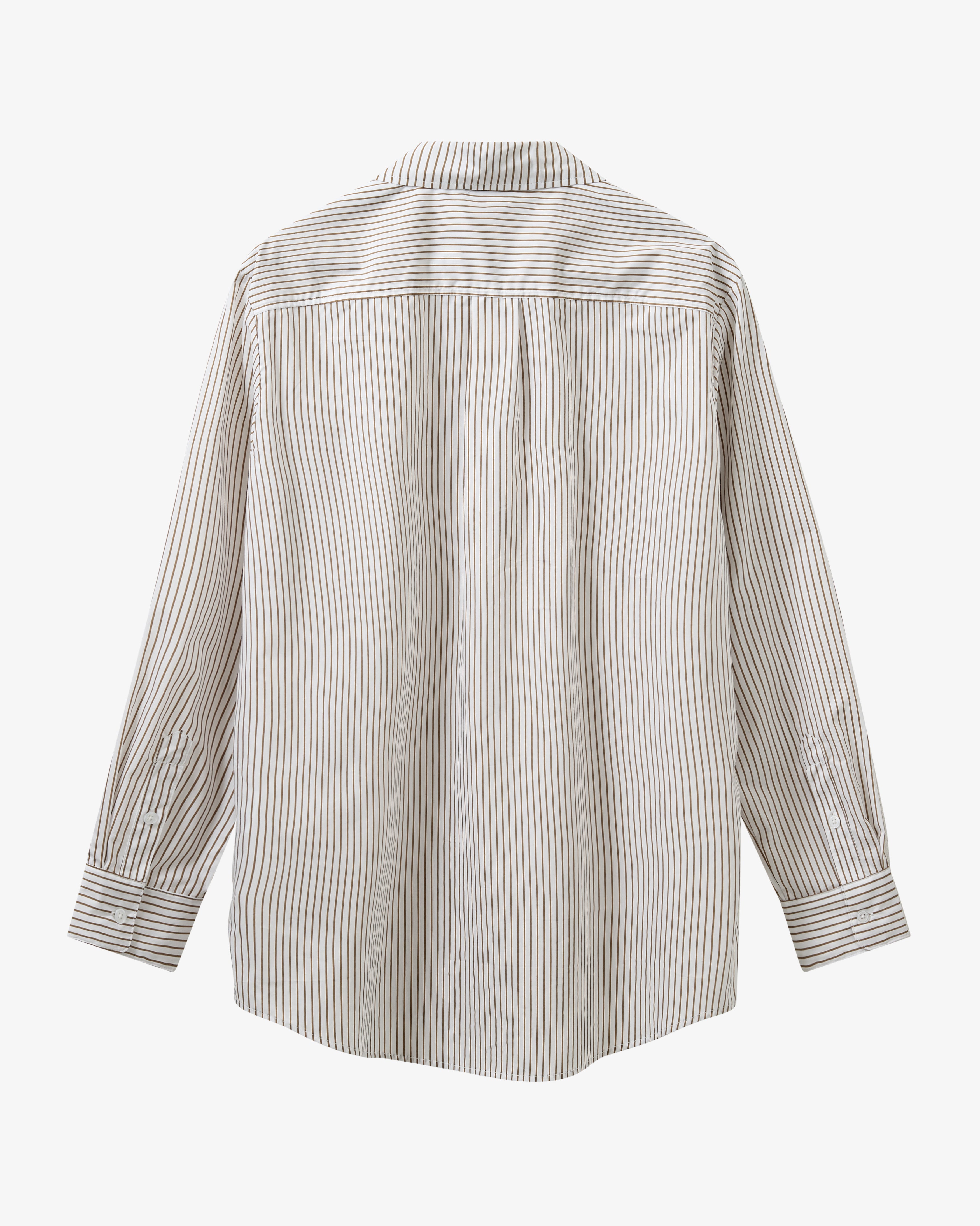H2O Basic Rønne Pyjamas Shirt Pants 7043 White/Brown