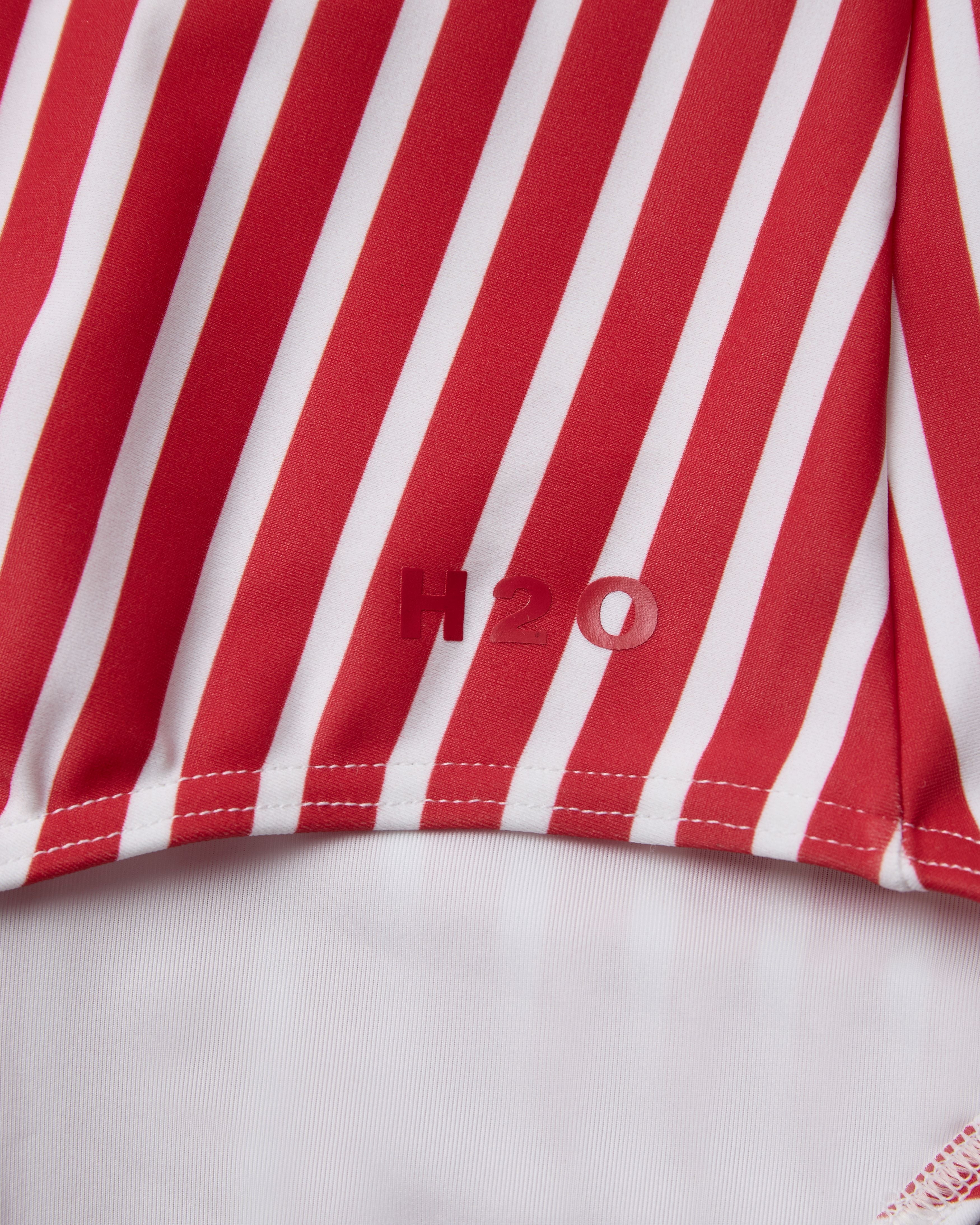 H2O Basic Stripe Badedragt Swim Wear 2000 Red