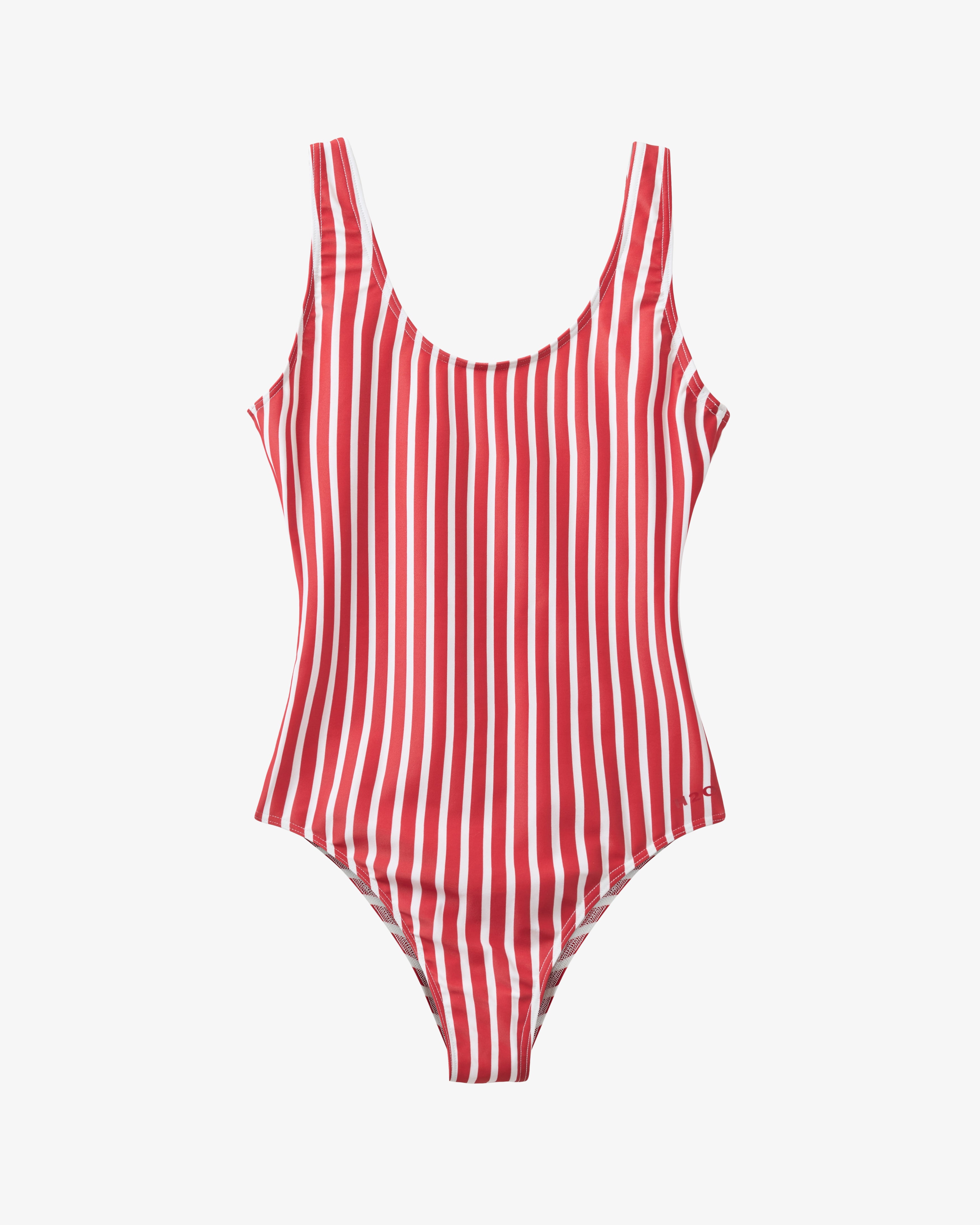 H2O Basic Stripe Badedragt Swim Wear 2000 Red