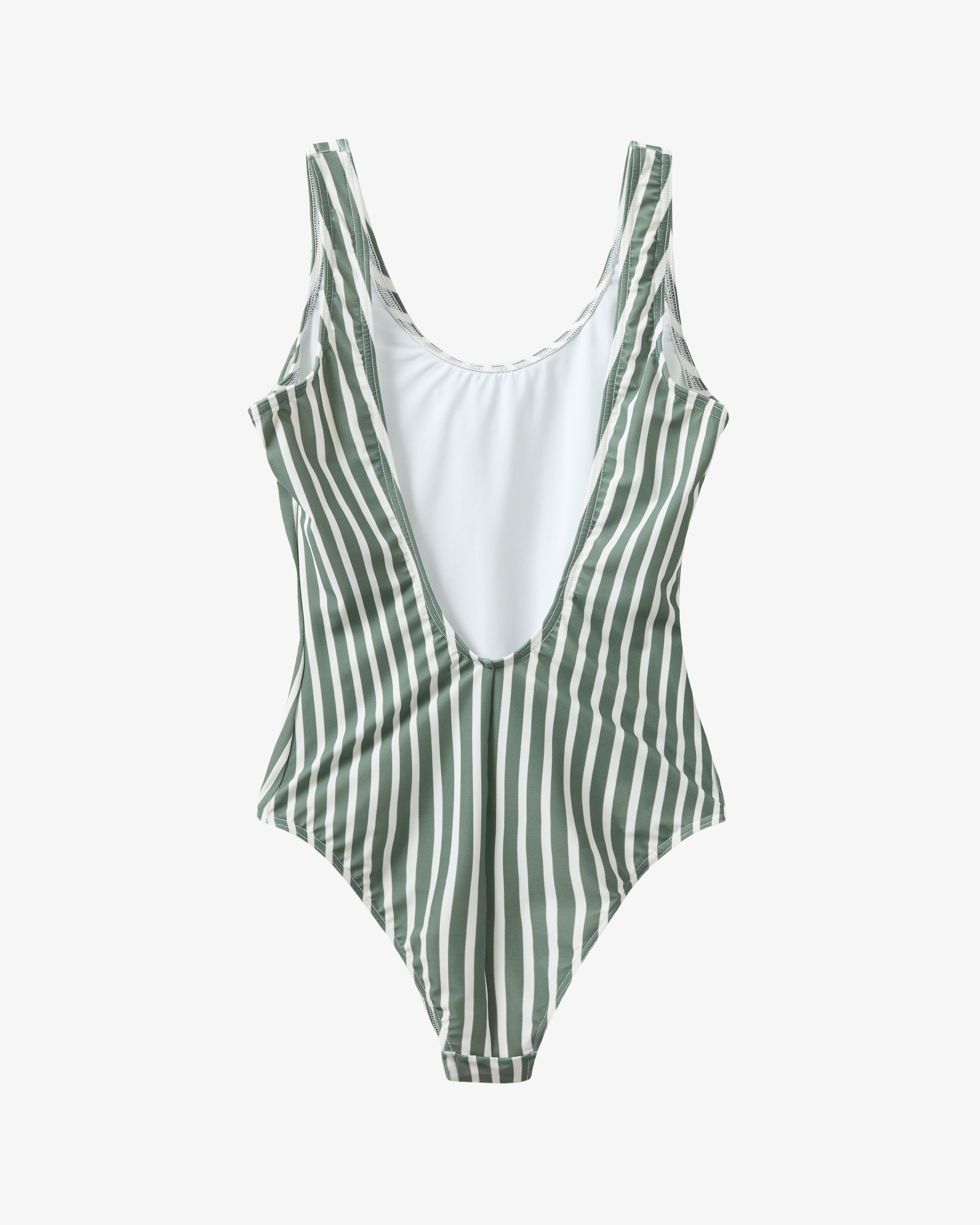 H2O Basic Stripe Badedragt Swim Wear 3020 Army